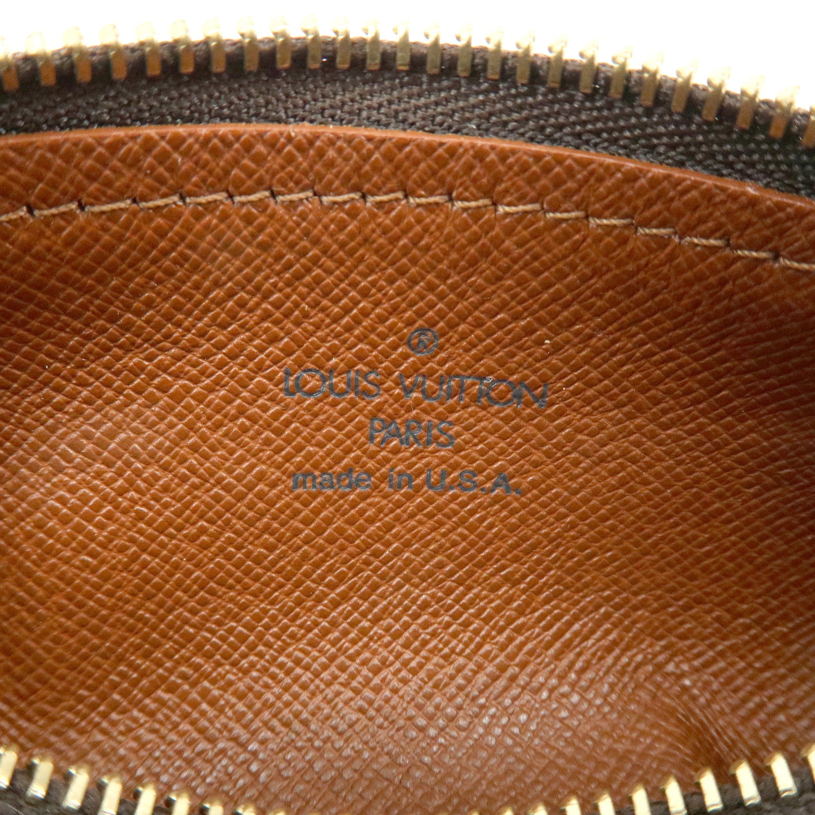 Louis Vuitton Monogram Mini Pouch for Papillon Bag Brown