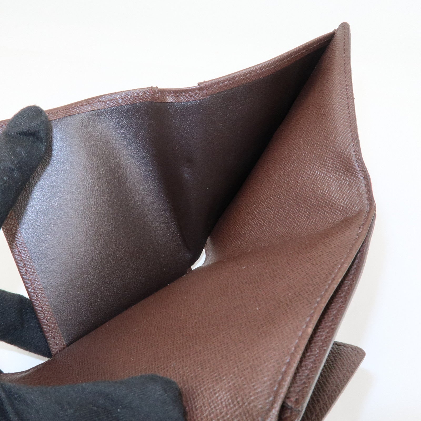Louis Vuitton Damier Portefeuille Élise Bi-fold Wallet Brown N61654