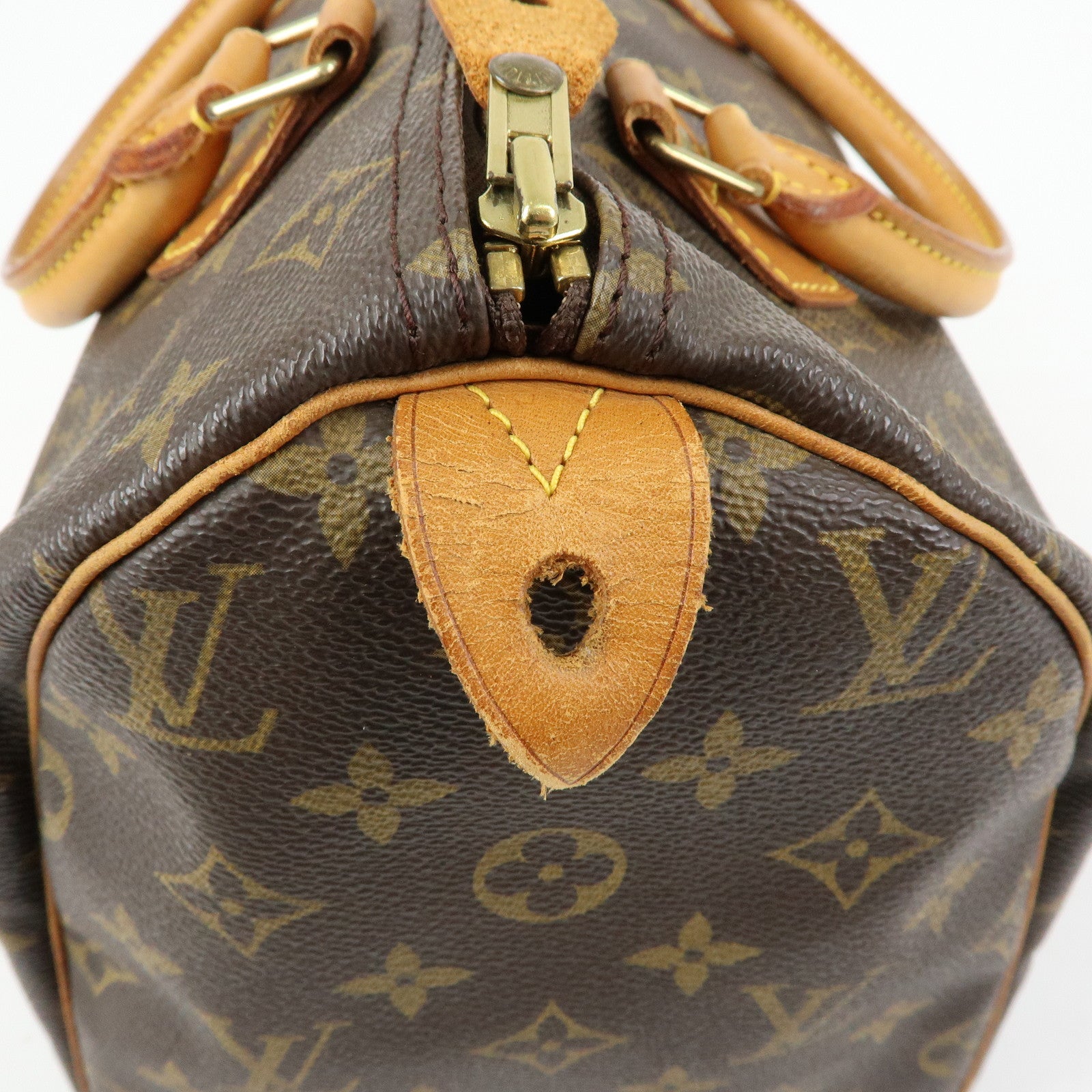 Louis Vuitton Monogram Speedy 30 Boston Bag Hand Bag Brown M41526