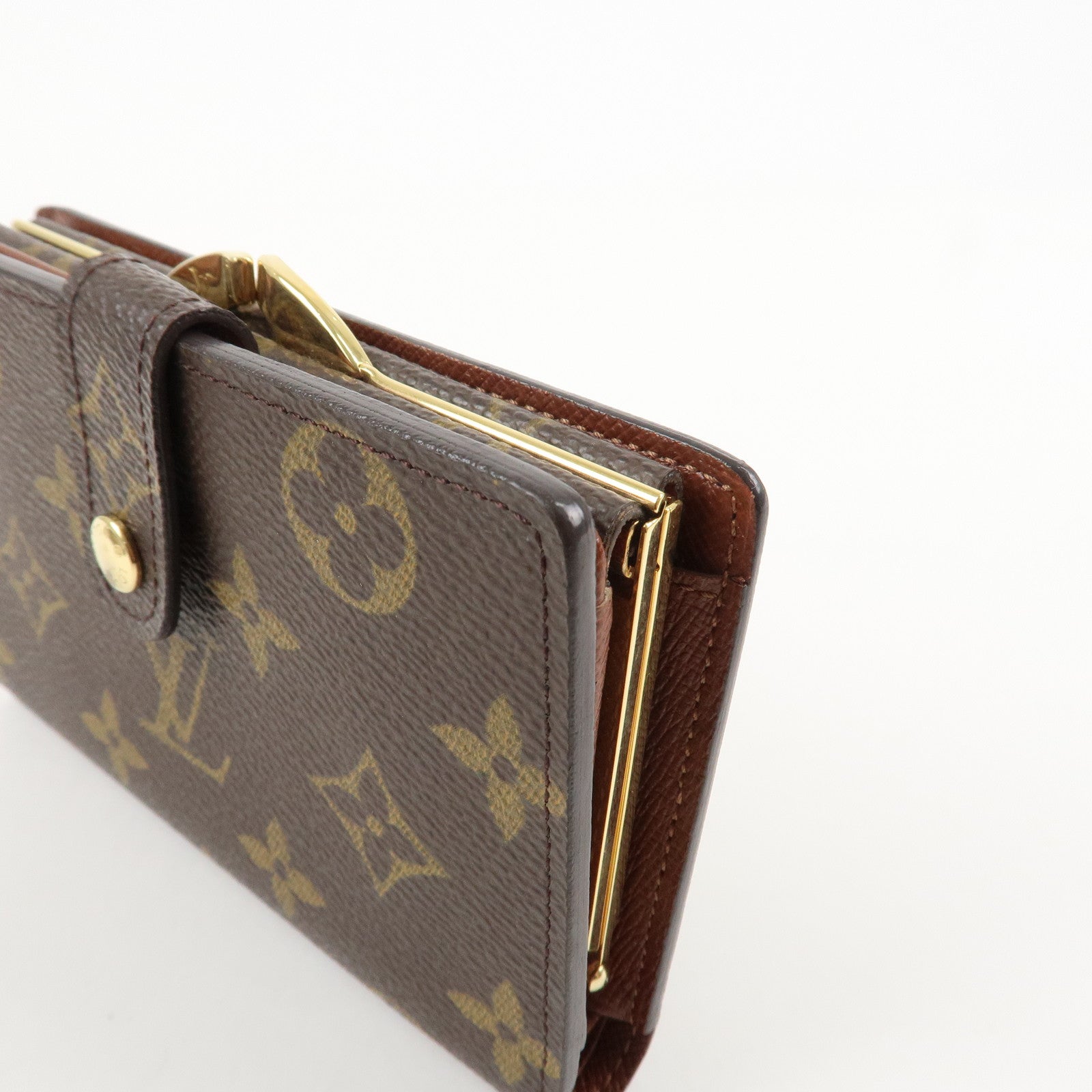 Louis Vuitton Monogram Porte Monnaie Billets Viennois Wallet M61663 Used