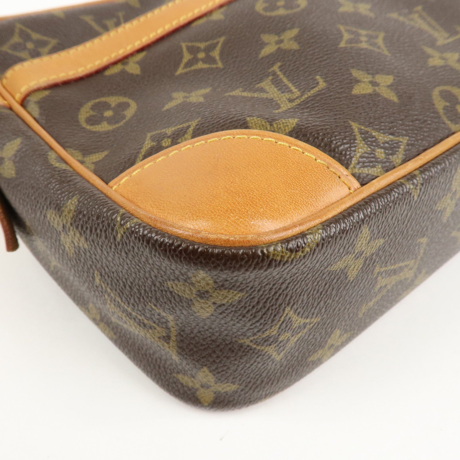 Louis Vuitton Monogram Compiegne 28 Pouch Clutch Bag Brown M51845 Used