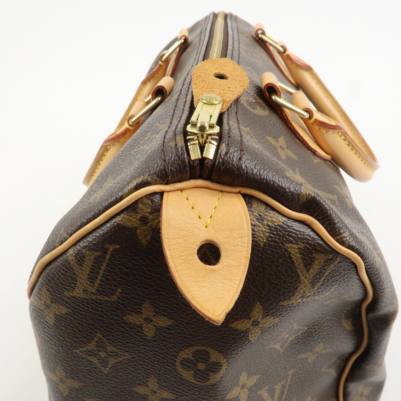 Louis Vuitton Monogram Speedy 30 Boston Bag Hand Bag Brown M41526