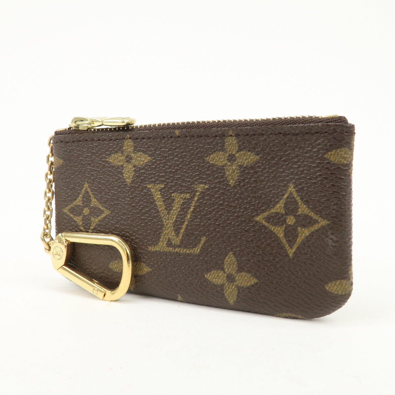 Louis Vuitton Monogram Pochette Cles Coin Case Key Case M62650