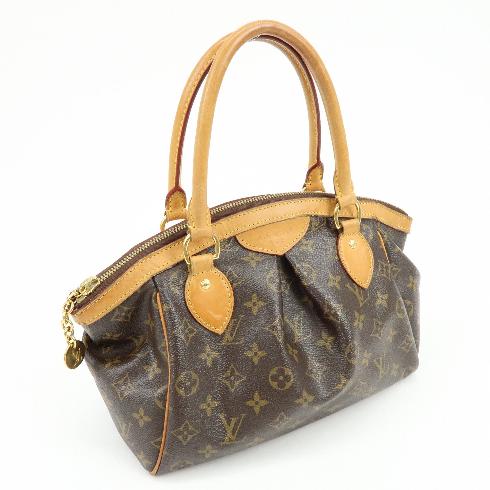 Louis Vuitton Monogram Tivoli PM Hand Bag Shoulder Bag Brown M40143
