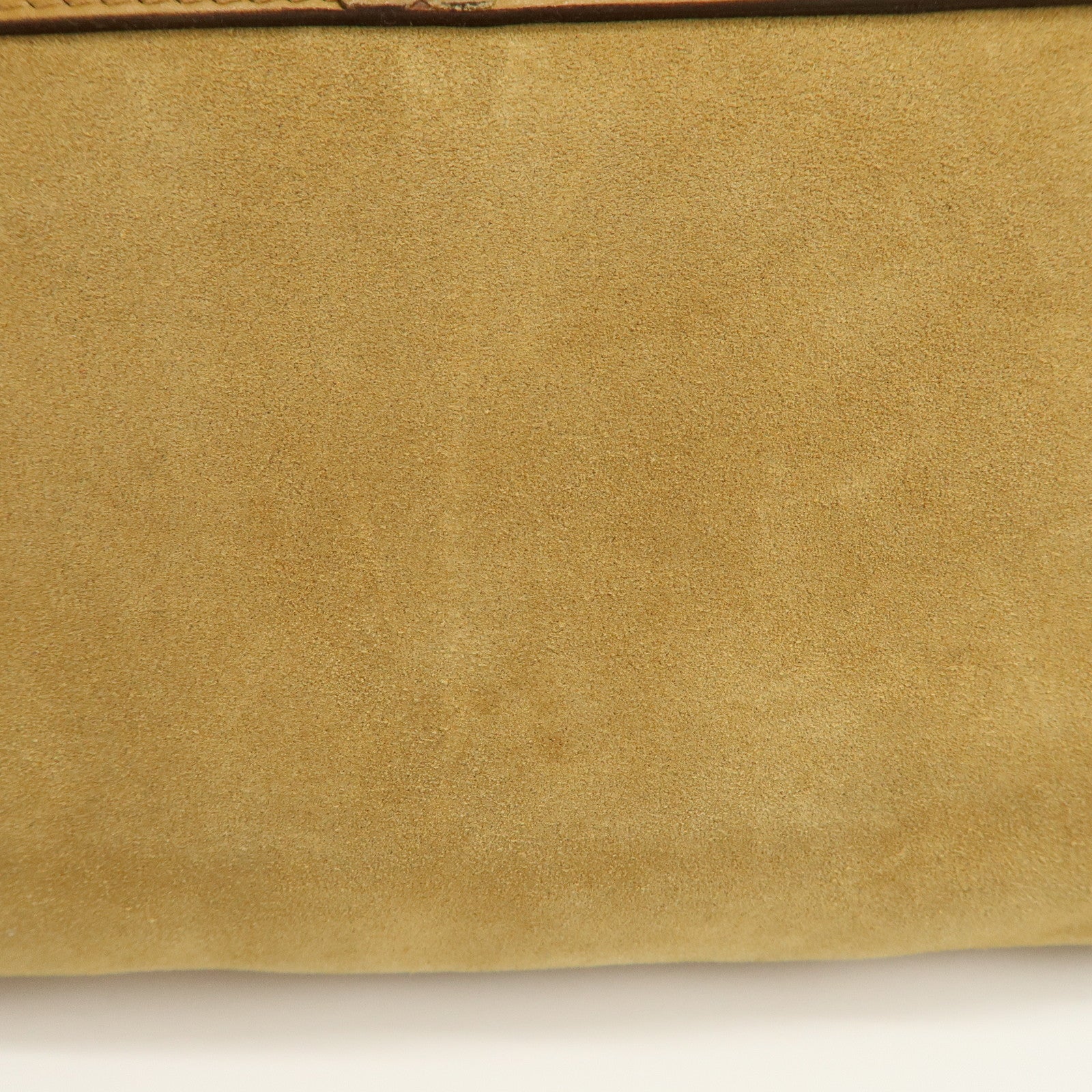 GUCCI Bamboo Suede Leather Kandinsky Shoulder Bag Yellow 001・4096