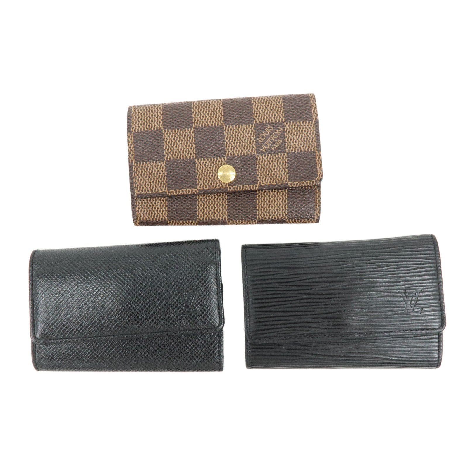Louis Vuitton Set of 3 Key Case Key Holder M30532 M63812 N62630