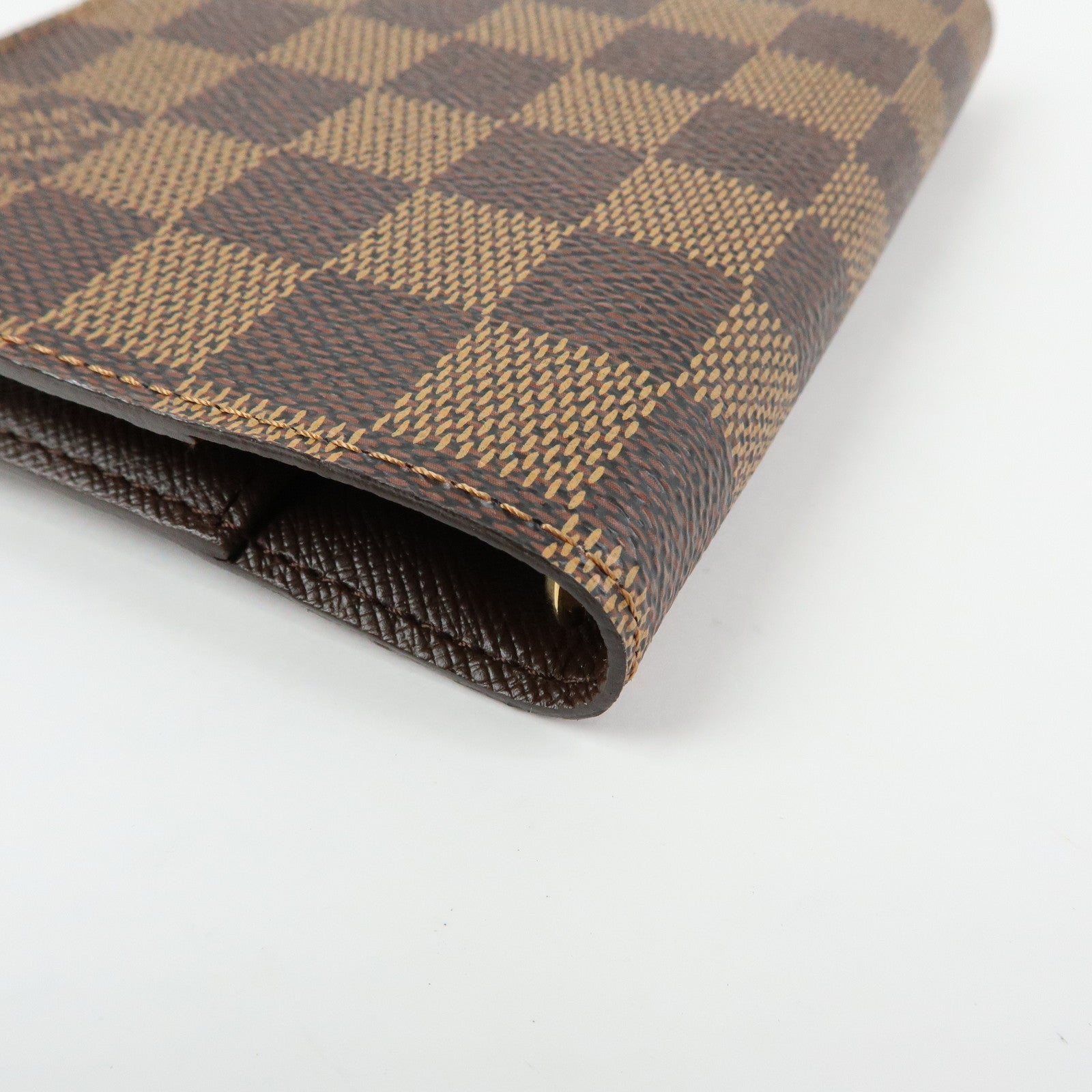 Louis Vuitton Damier Ebene Agenda PM Planner Cover Brown R20700