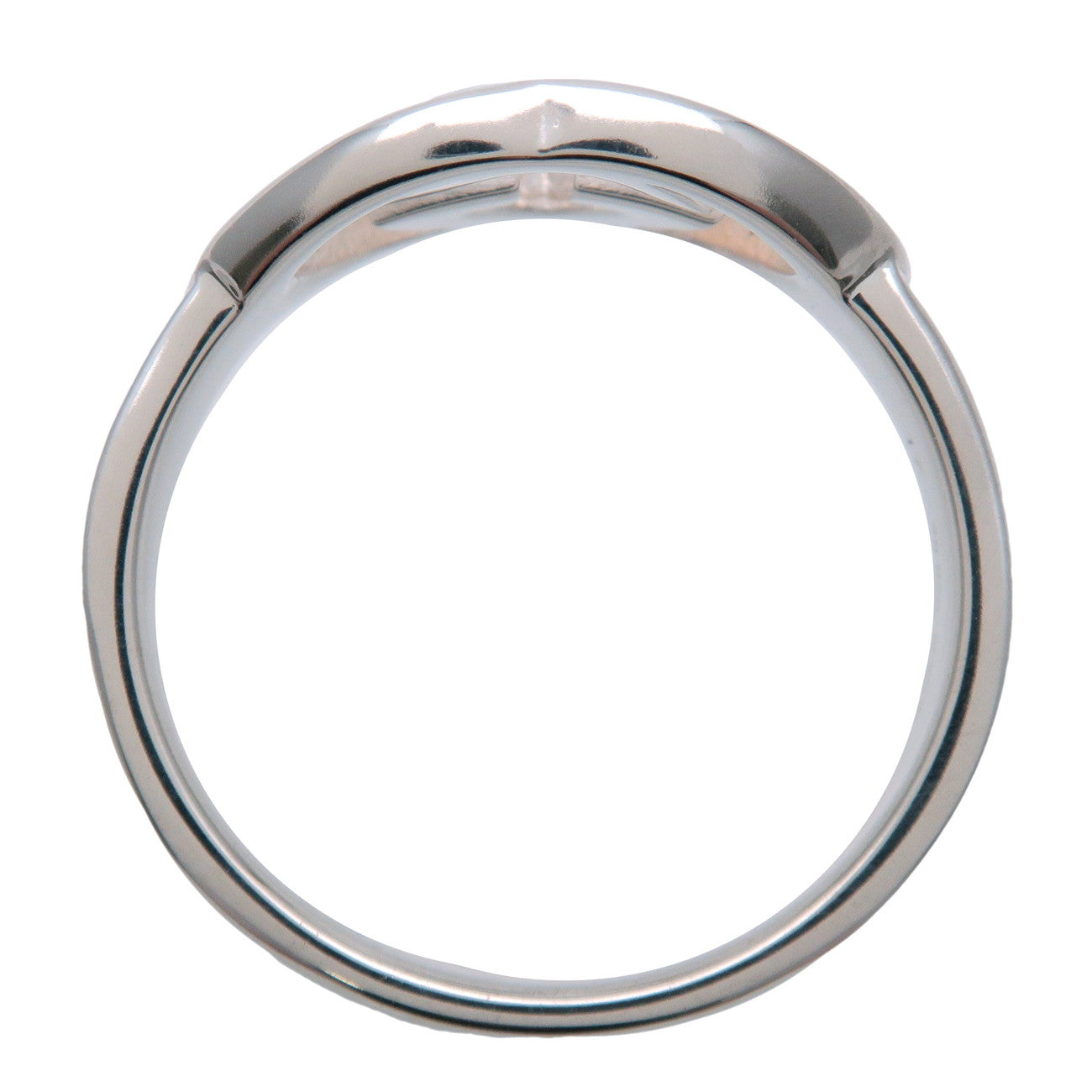 GUCCI Interlocking G Ring SV925 Silver #17 US8 EU57 HK17