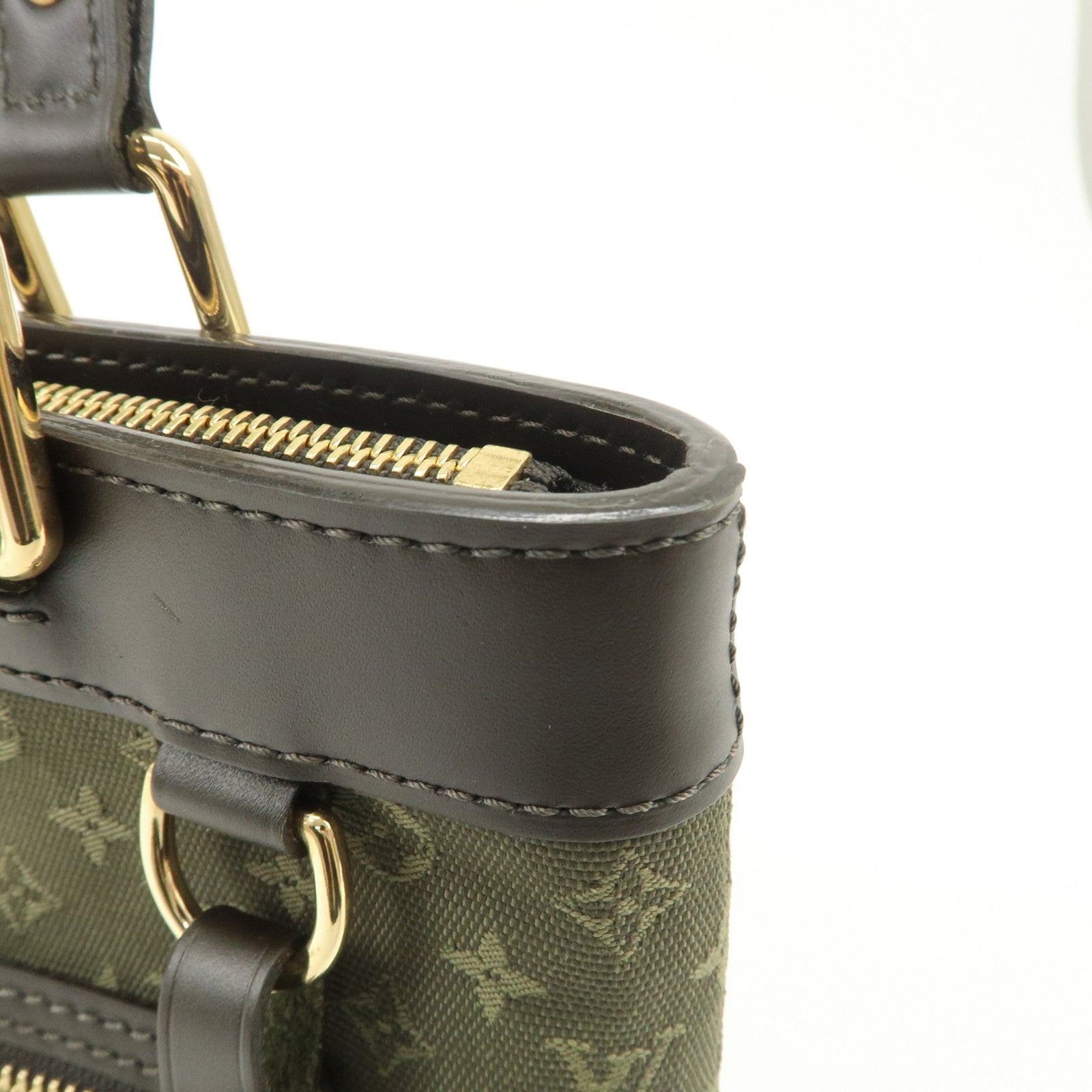 Louis Vuitton Monogram Mini Lucille PM Hand Bag TST Khaki M92682