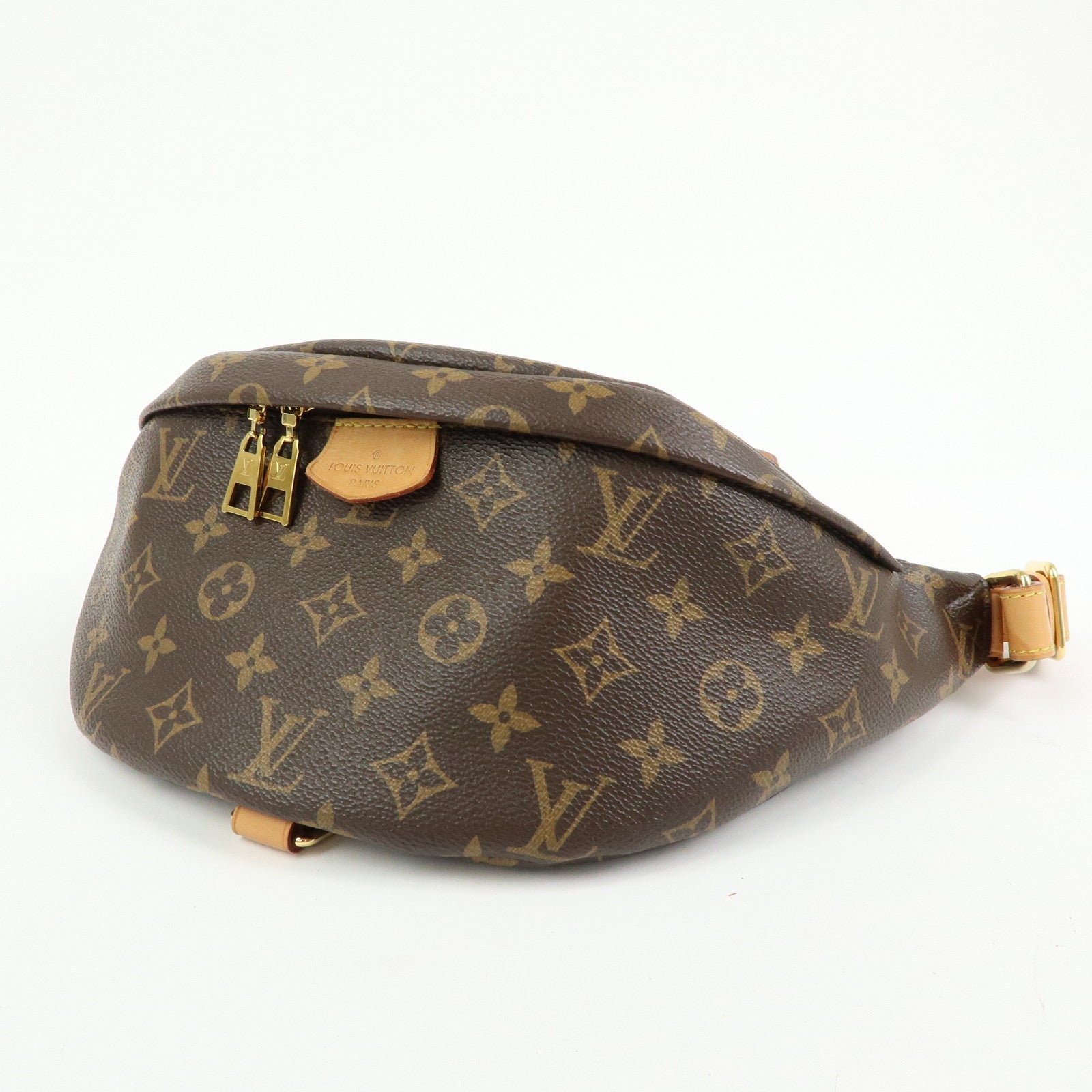 Louis Vuitton Monogram Bum Bag Crossbody Shoulder Bag Brown M43644