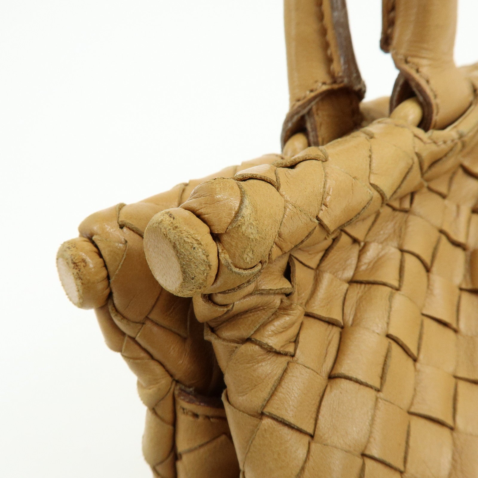 BOTTEGA VENETA Intrecciato Nappa Leather Hand Shoulder Bag Brown
