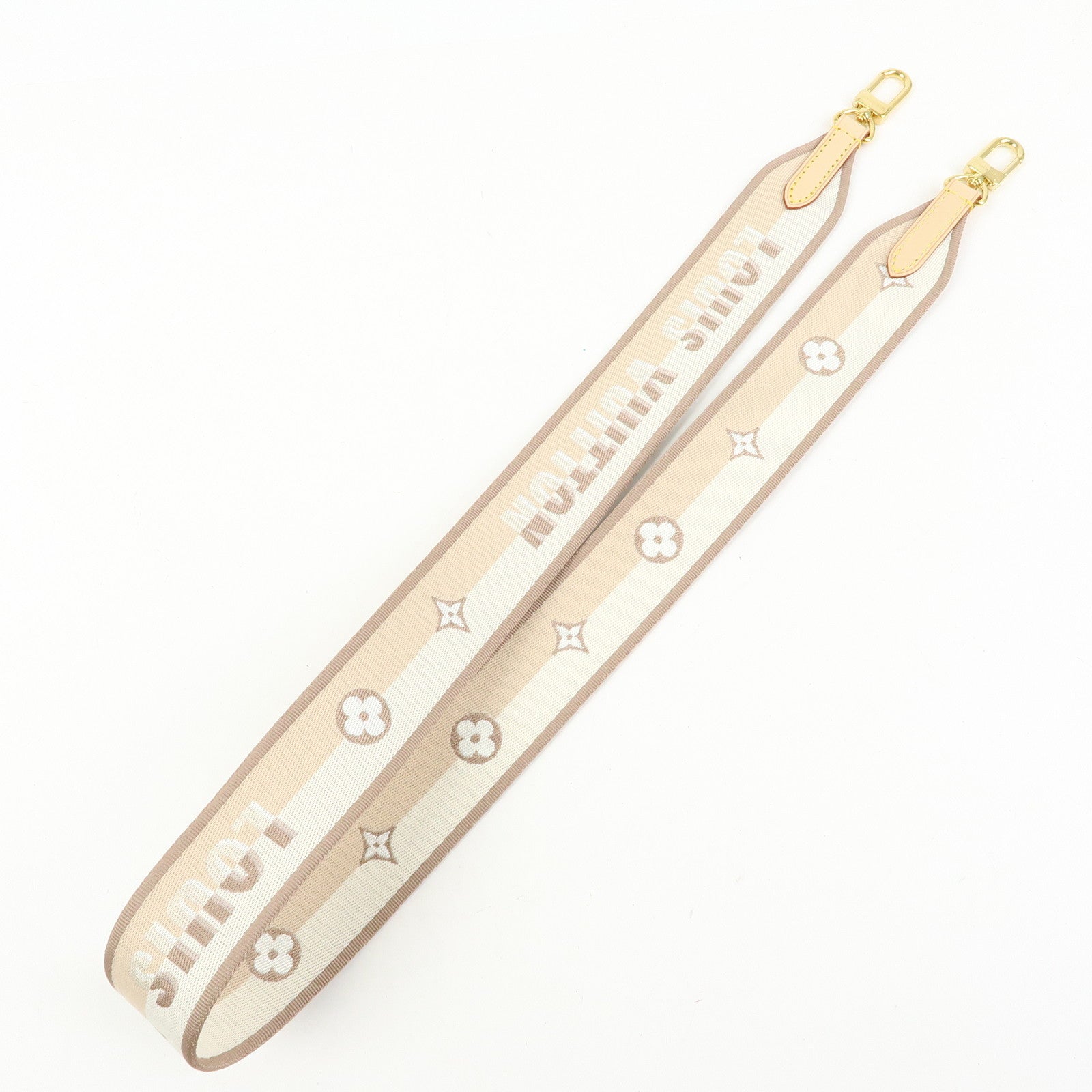 Louis Vuitton 110cm Canvas Nume Shoulder Strap Beige