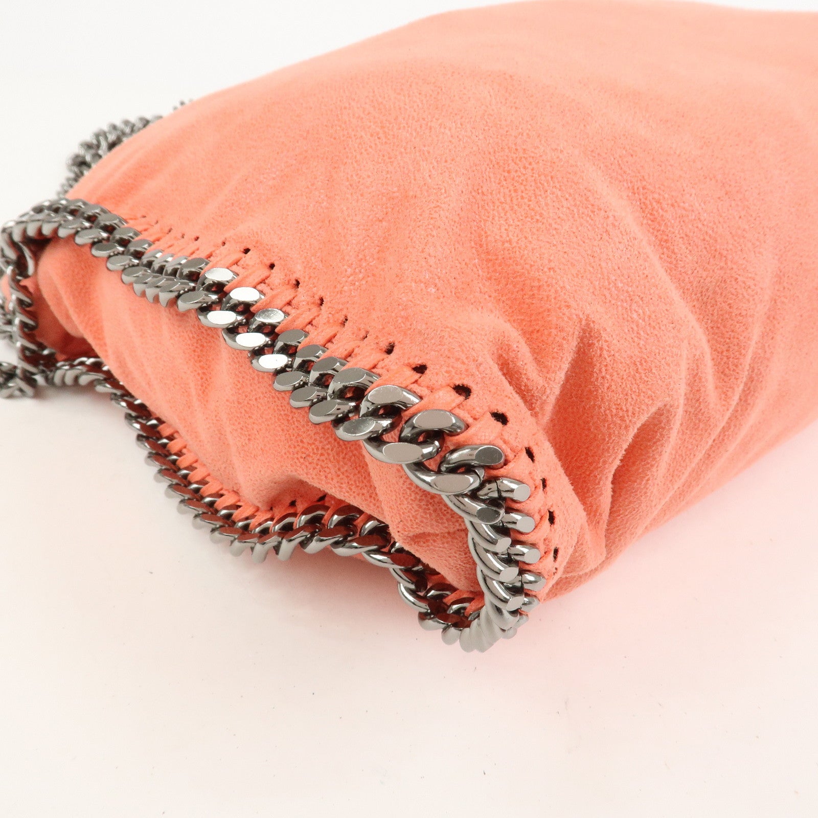 STELLA MCCARTNEY Falabella Fold-Over Tote 2Way Bag Orange