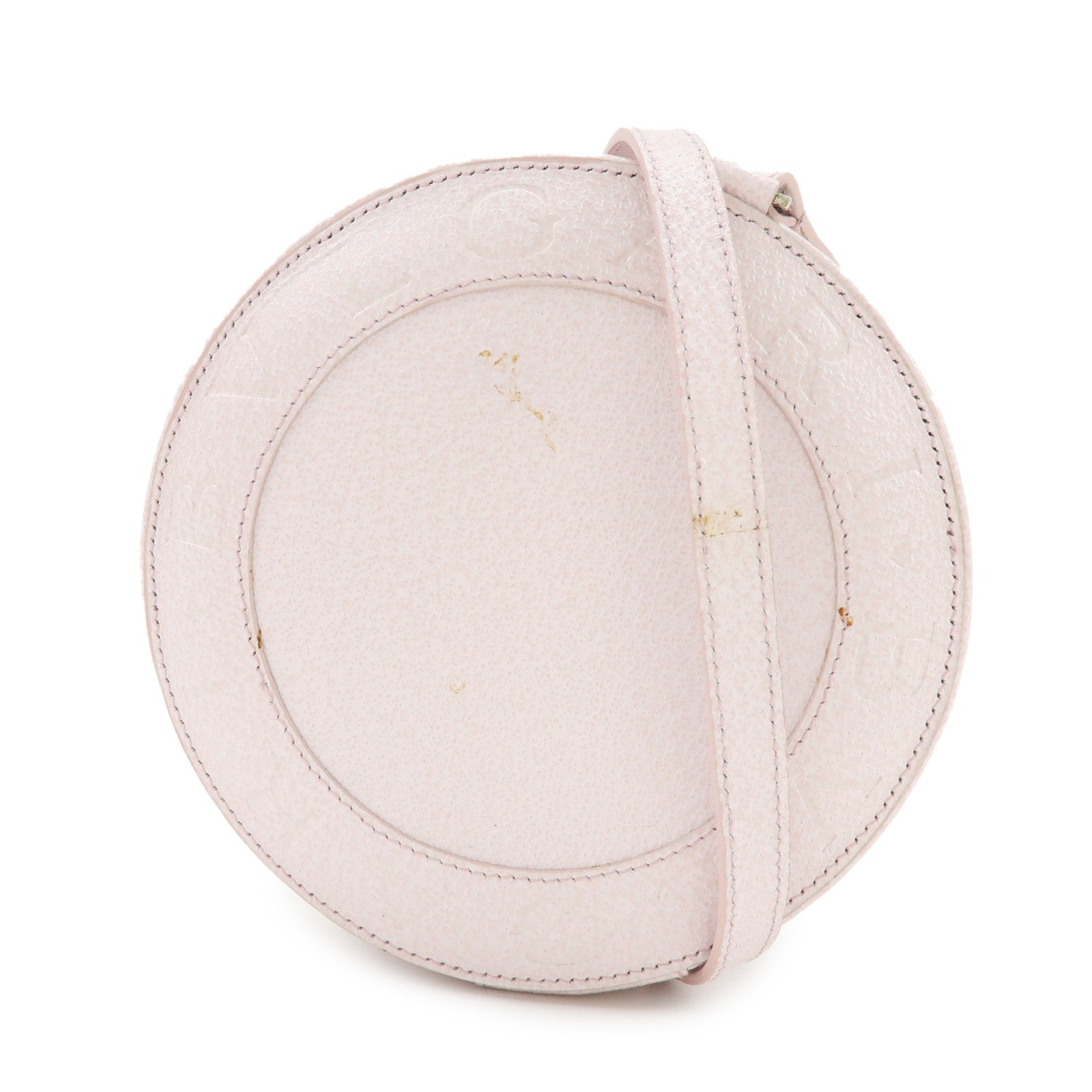 BVLGARI B-Zero1 Yo-Yo Leather Shoulder Bag Crossbody Bag Light Pink
