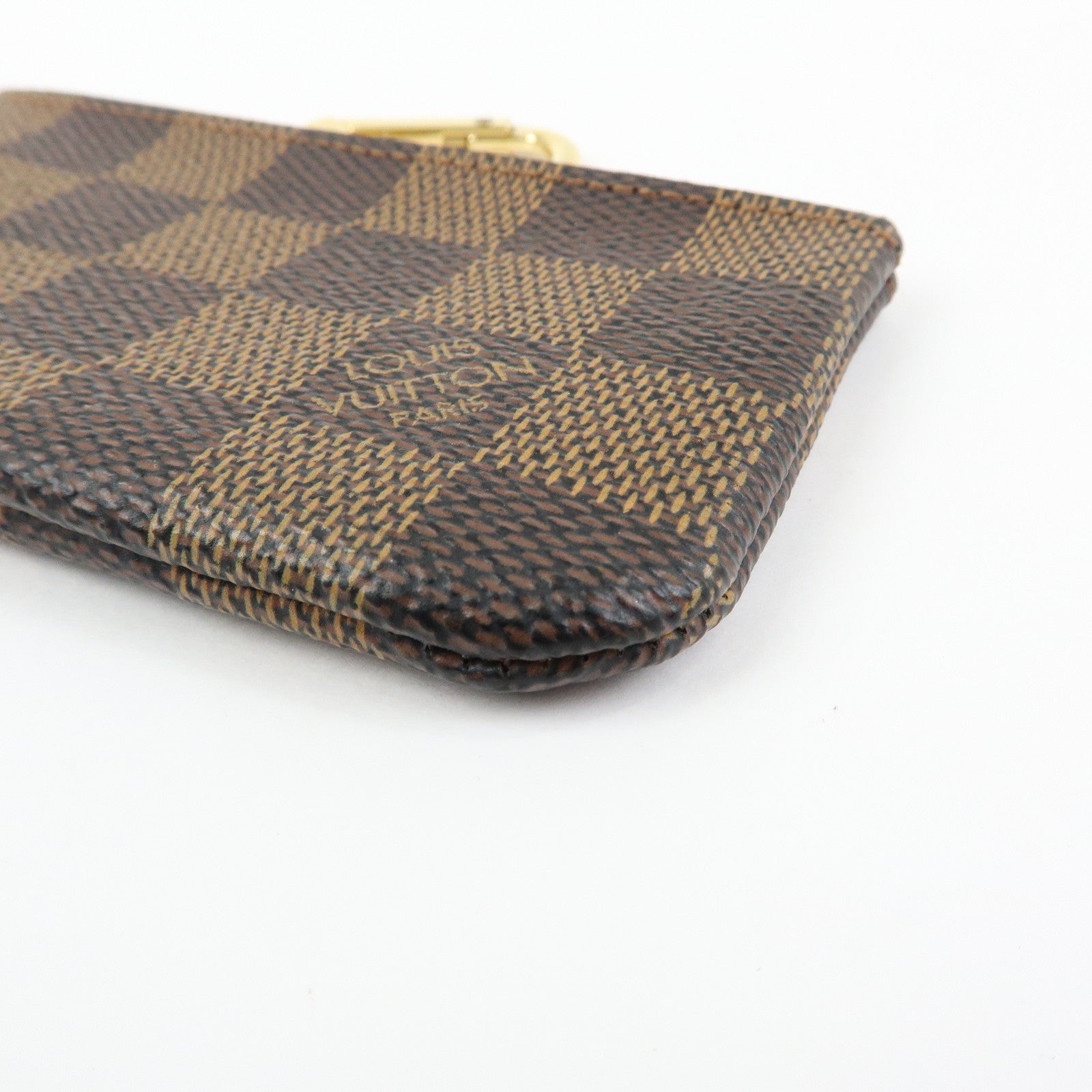 Louis Vuitton Damier Canvas Pochette Cles Damier Ebene N62658