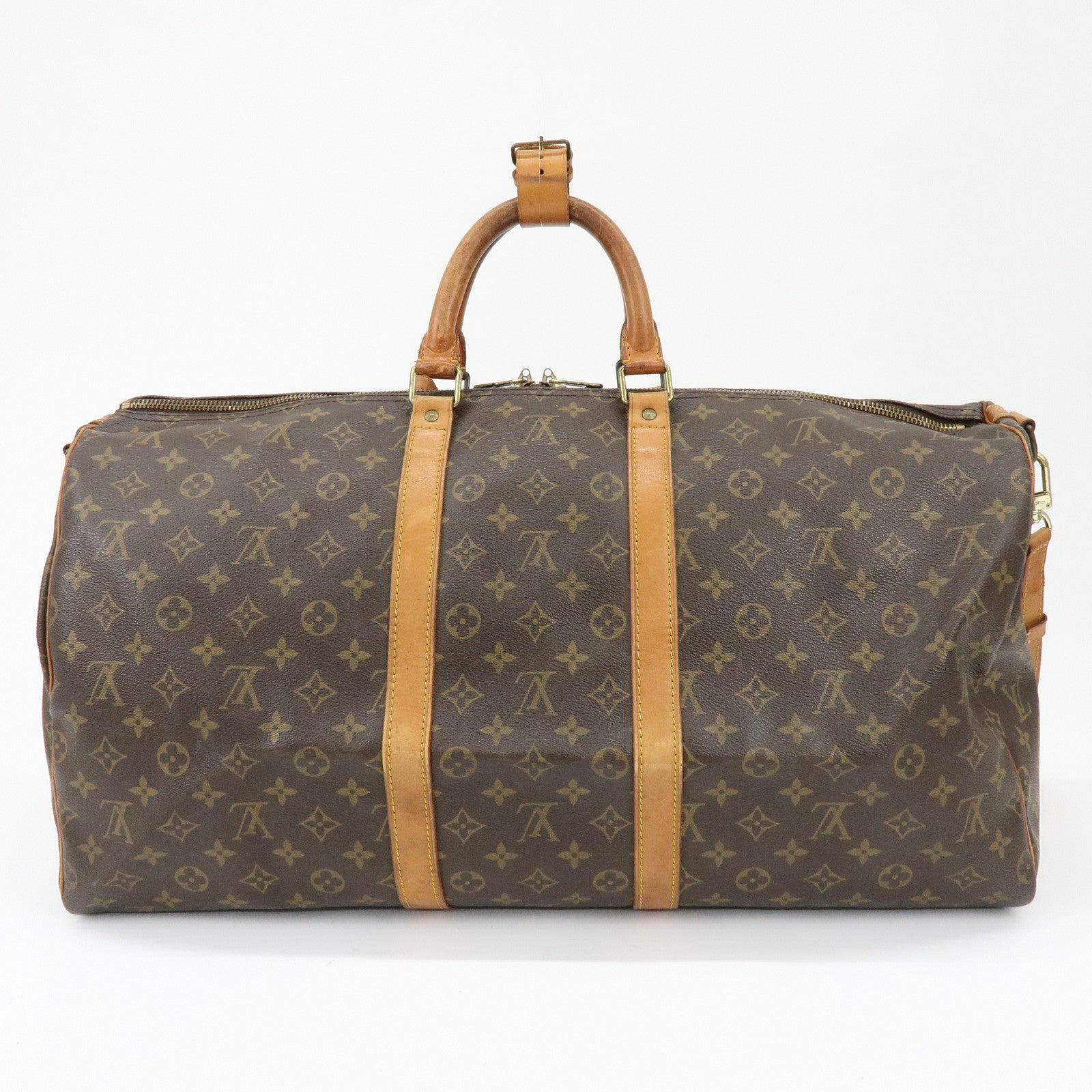 Louis Vuitton Monogram Keep All Bandouliere 55 Boston Bag M41414