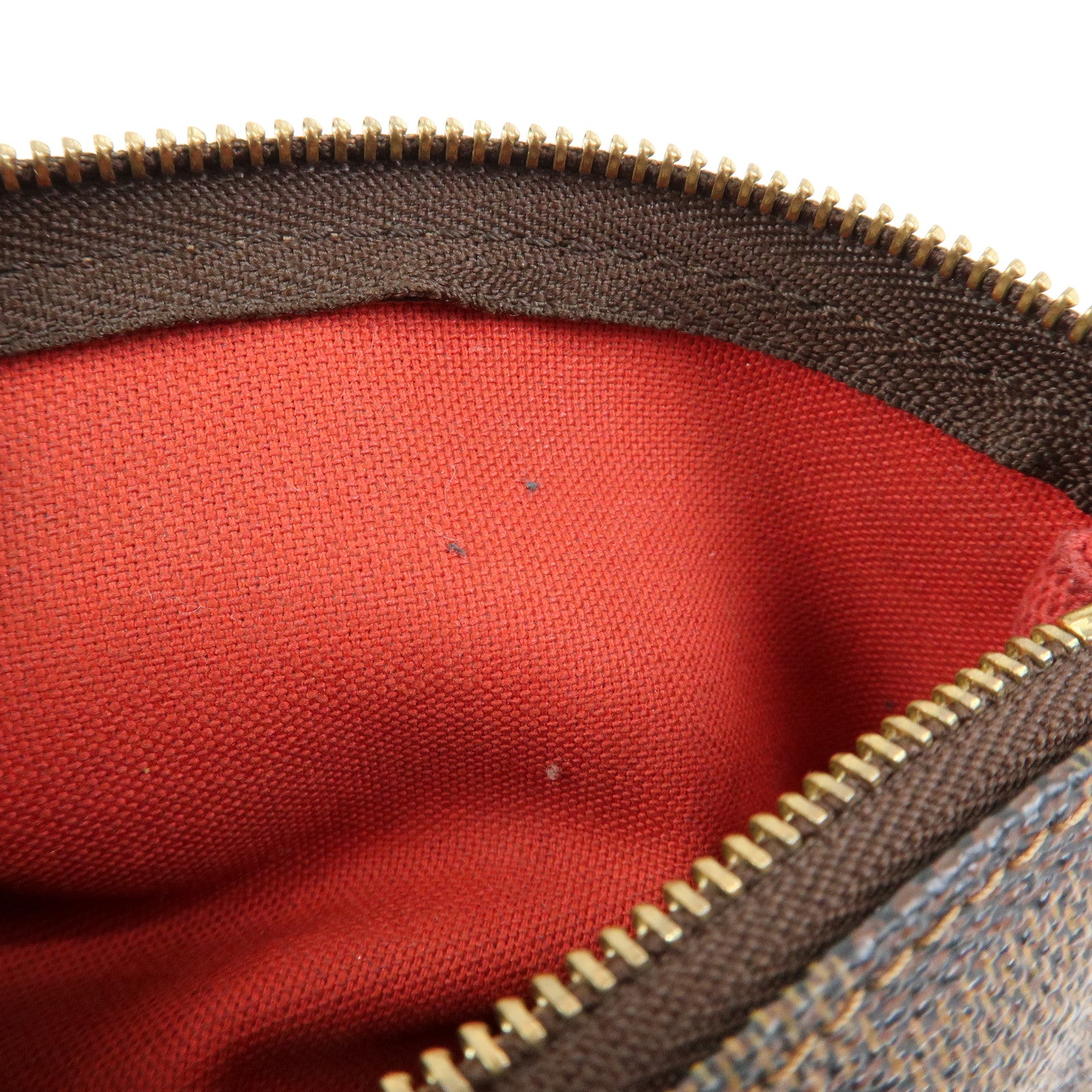 Louis Vuitton Damier Mini Pochette Accessoires Pouch Ebene N58009