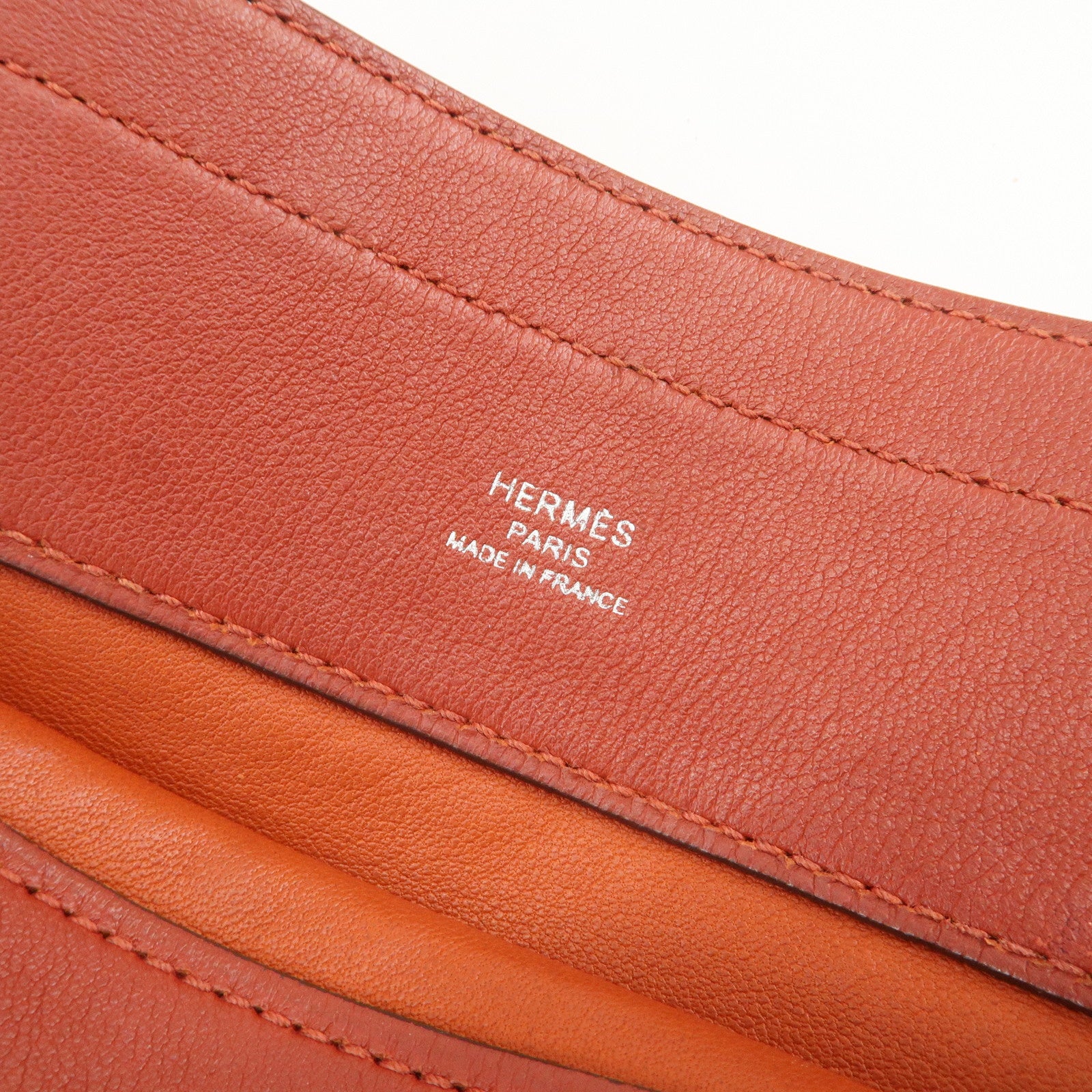 HERMES Aline Mini Shoulder Bag Crossbody Bag C Stamped Brown
