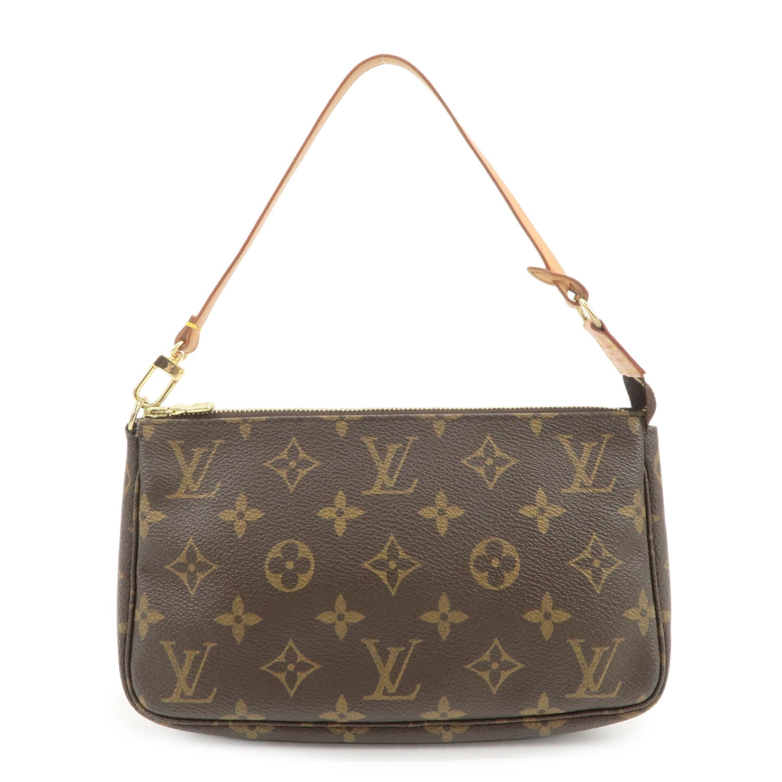 Louis Vuitton Monogram Pochette Accessoires Pouch Hand Bag M51980