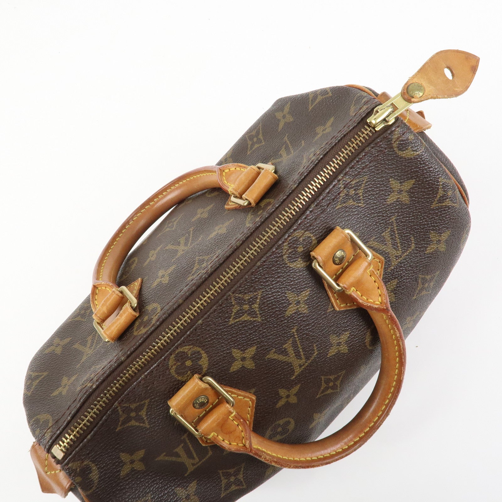 Louis Vuitton Monogram Speedy 25 Boston Bag Hand Bag Brown M41528