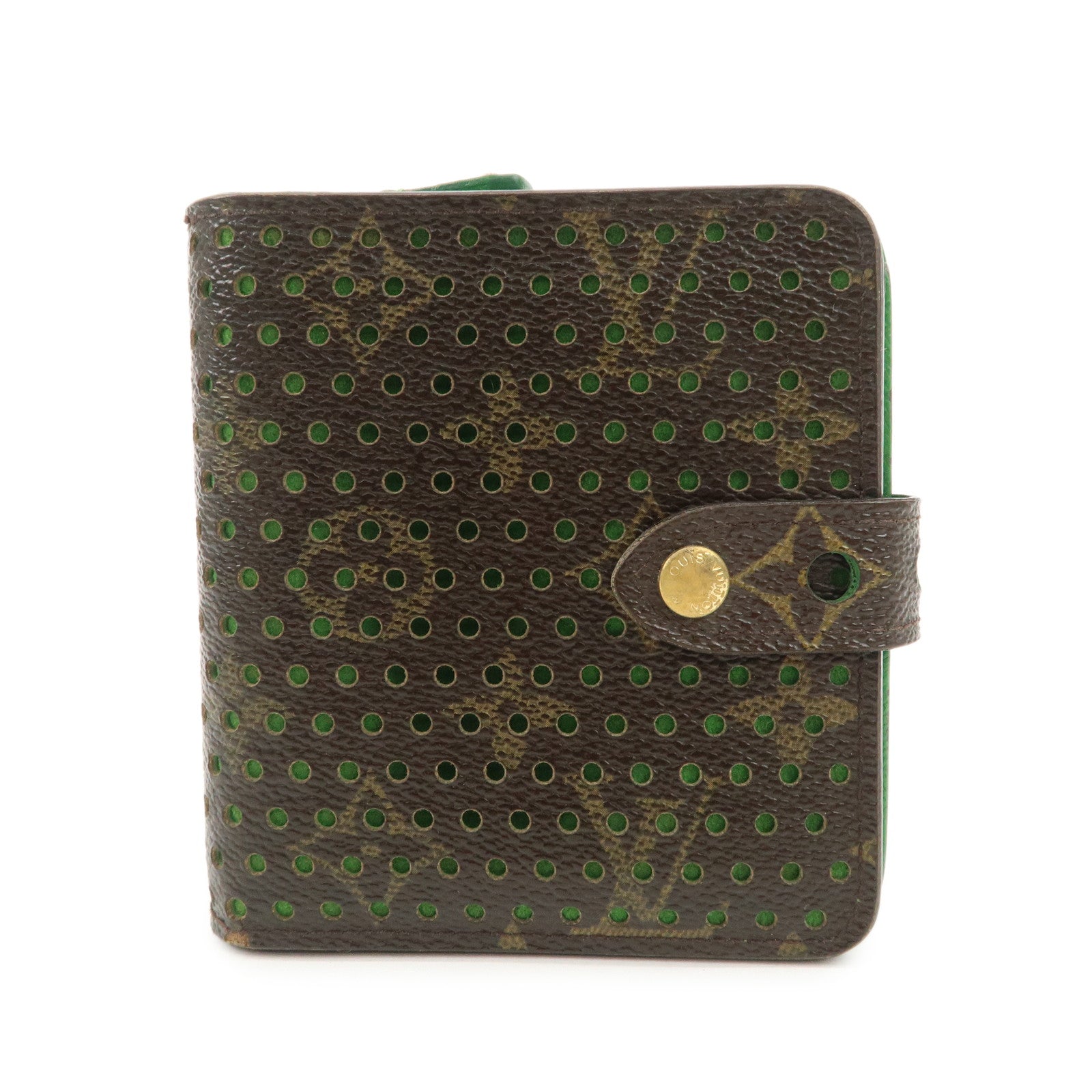 Louis Vuitton Monogram Perfore Compact Zip Bi-fold Wallet M95218