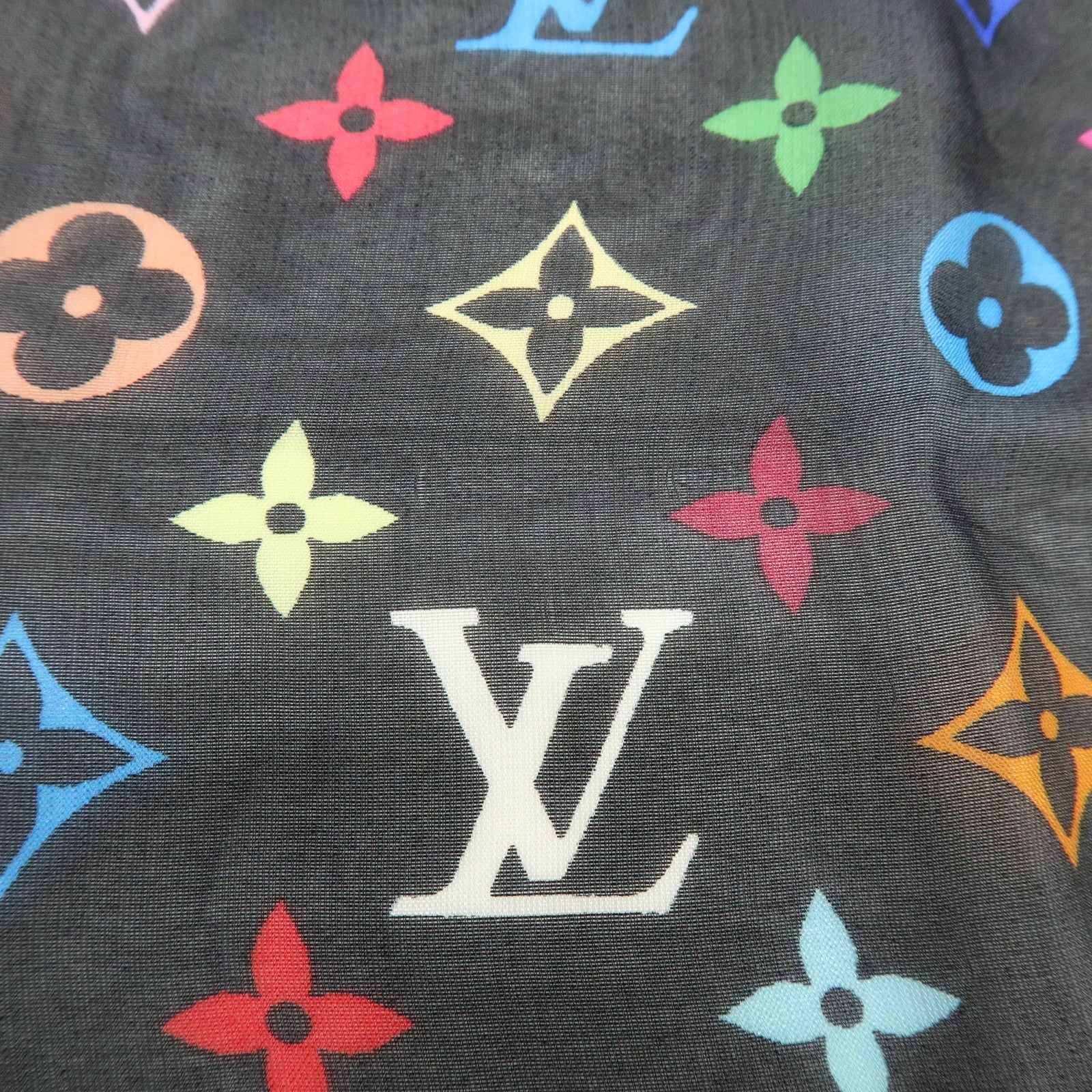Louis Vuitton Monogram Multicolor Cotton 100％ Handkerchief M71912