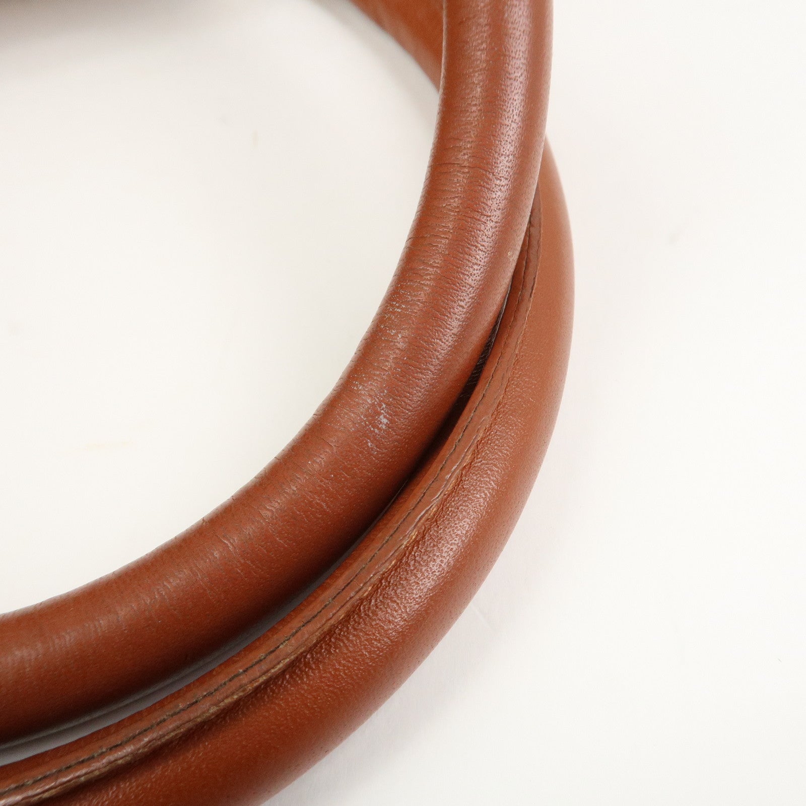 MCM Visetos Leather 2WAY Bag Hand Bag Shoulder Bag Brown