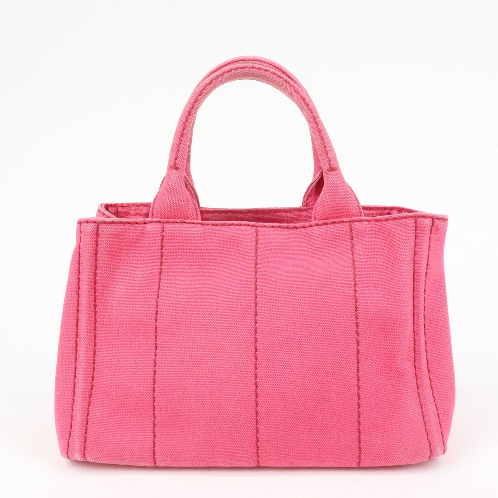 PRADA Canapa Mini Canvas 2Way Bag Hand Bag Shoulder Bag Pink 1BG439