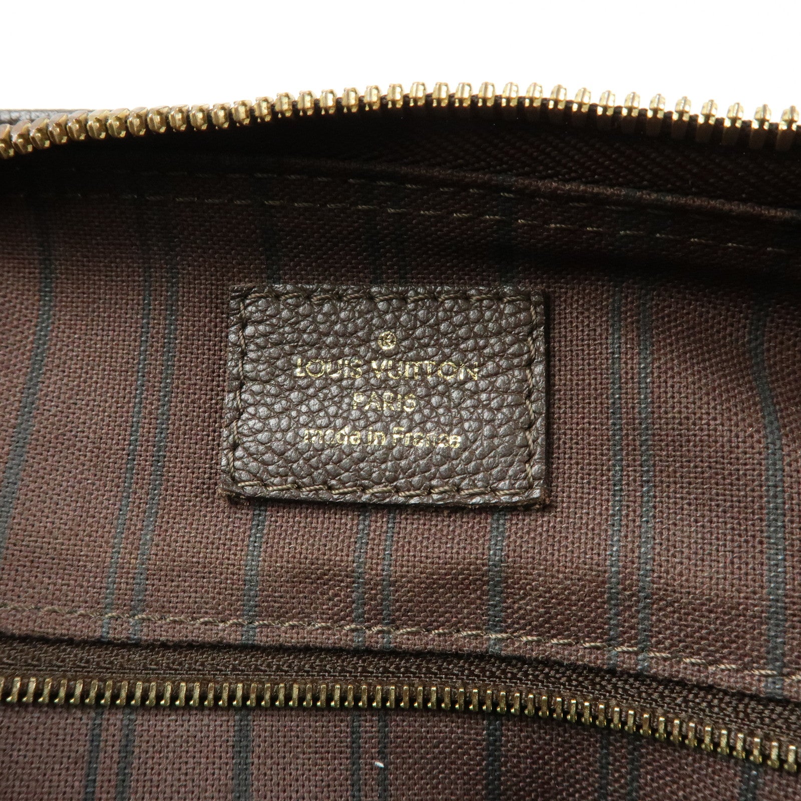 Louis Vuitton Monogram Empreinte Speedy Bandouliere 25 Terre M40761