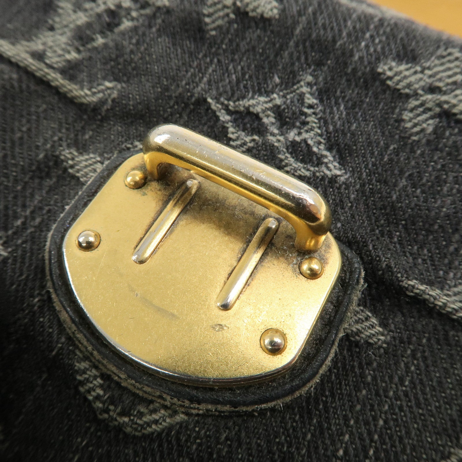 Louis Vuitton Monogram Denim Portefeuille Amelia Noir M95512