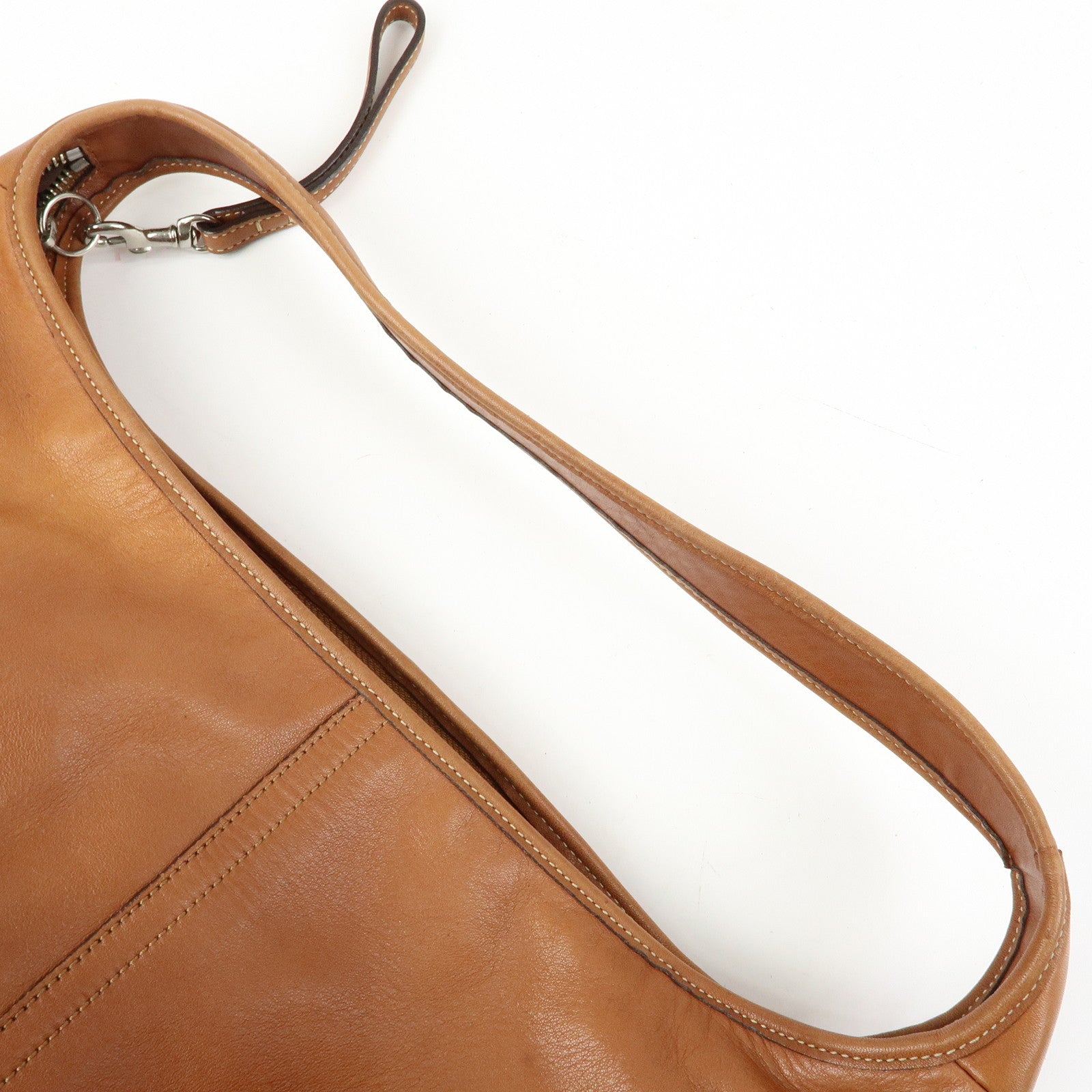 COACH Ergo Leather Shoulder Bag Hand Bag Camel