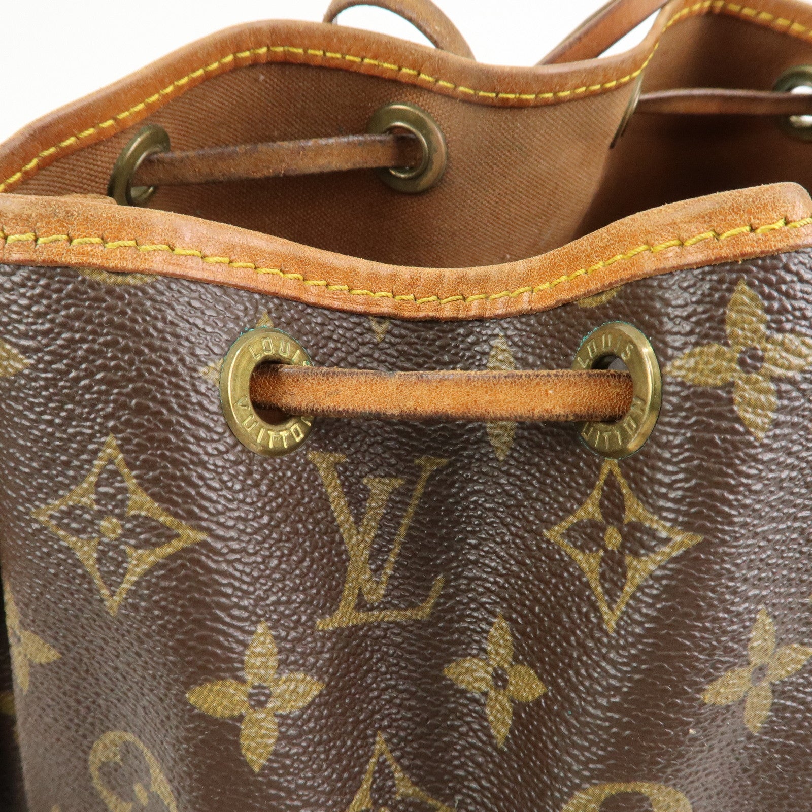 Louis Vuitton Monogram Petit Noe Shoulder Bag Brown M42226