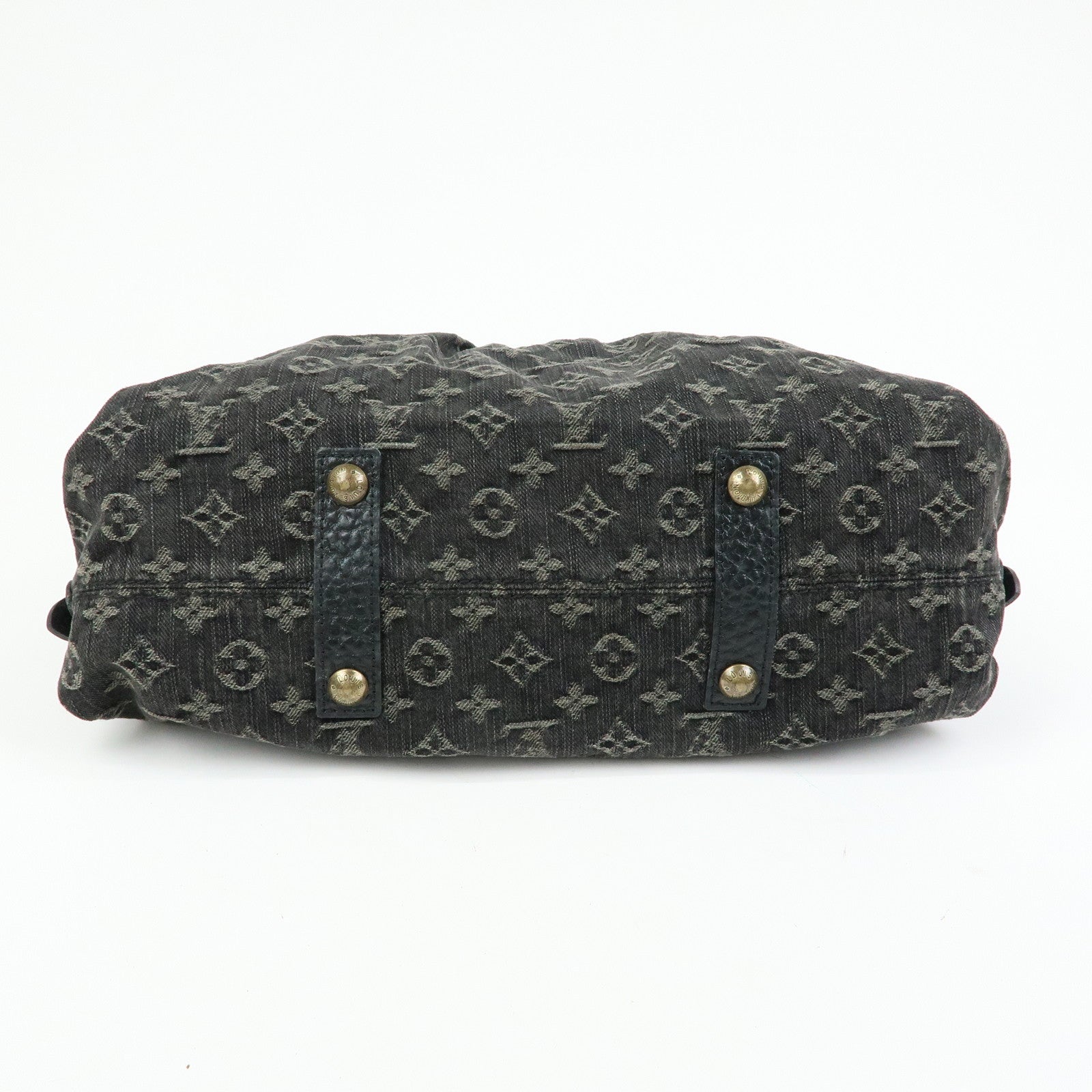 Louis Vuitton Monogram Denim Neo Cabby MM 2Way Bag Noir M95351