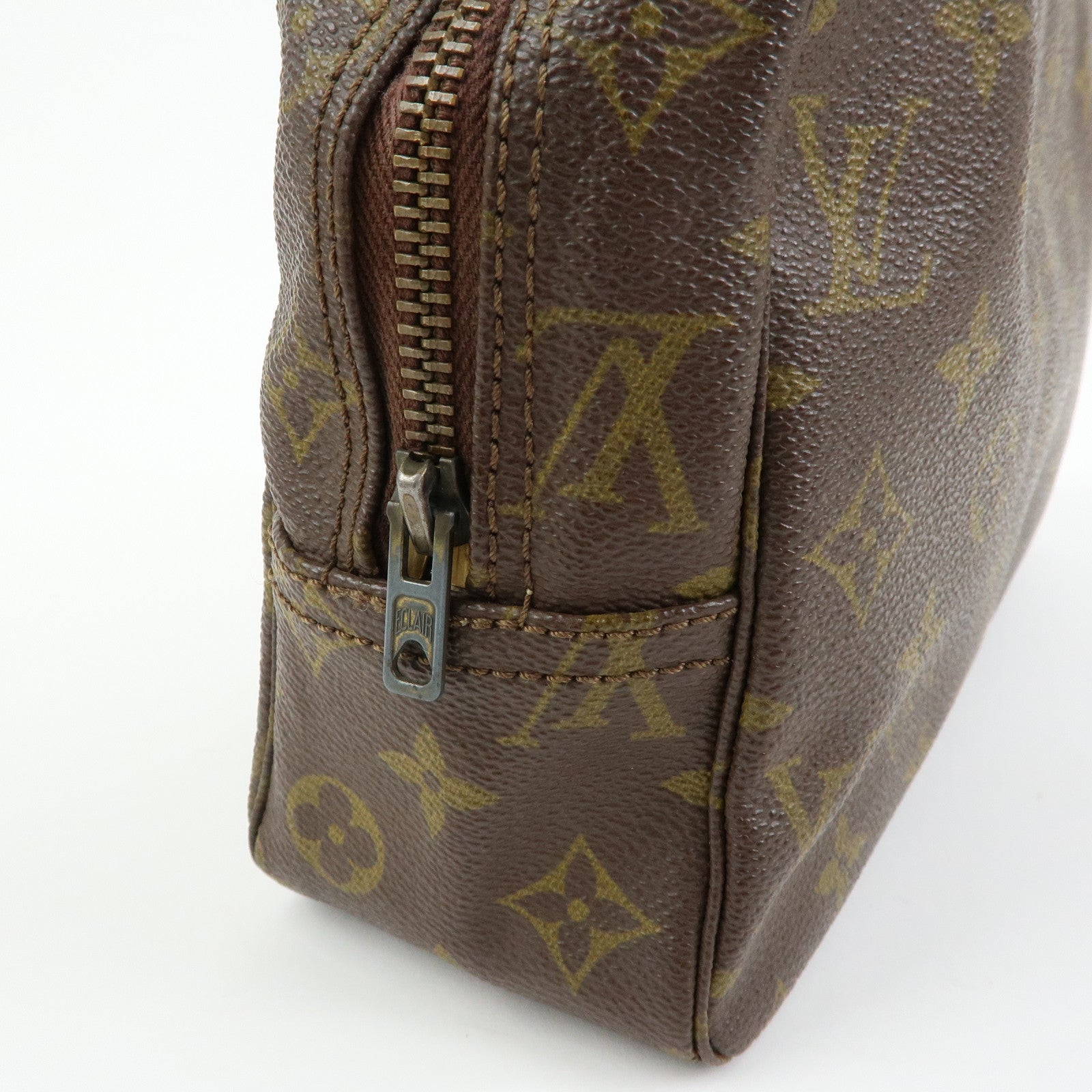 Louis Vuitton Monogram Trousse Toilette 28 Pouch Brown M47522