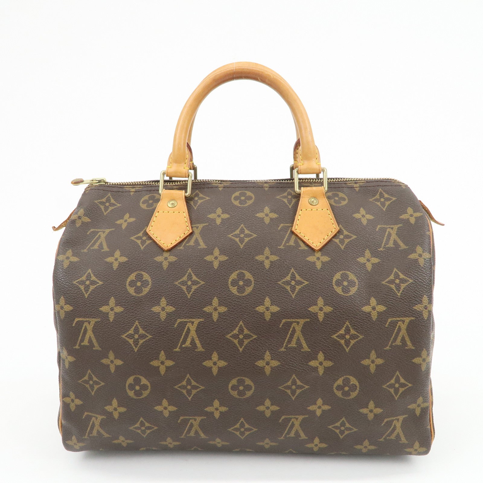 Louis Vuitton Monogram Speedy 30 Boston Bag Hand Bag Brown M41526