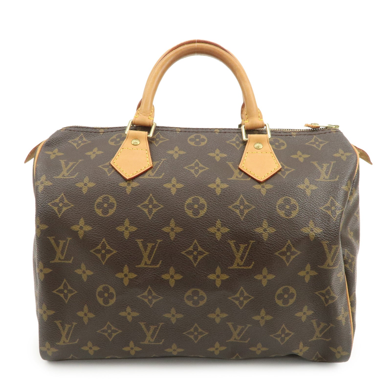 Louis Vuitton Monogram Speedy 30 Boston Bag Hand Bag Brown M41526