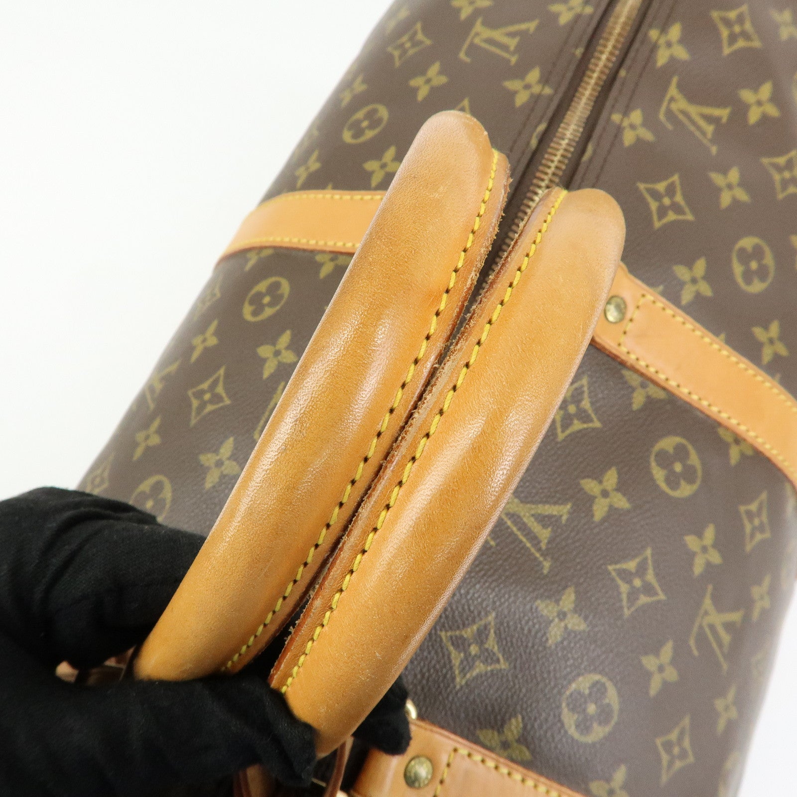 Louis Vuitton Monogram Keep All Bandouliere 60 Boston Bag M41412