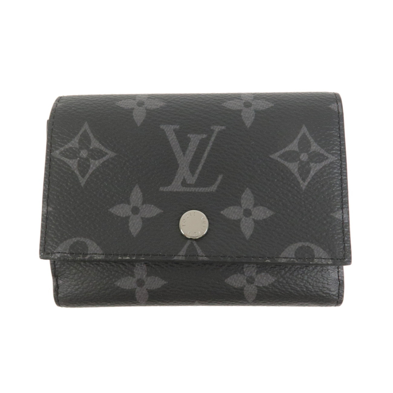 Louis Vuitton Monogram Eclipse Victor Compact Wallet M12598