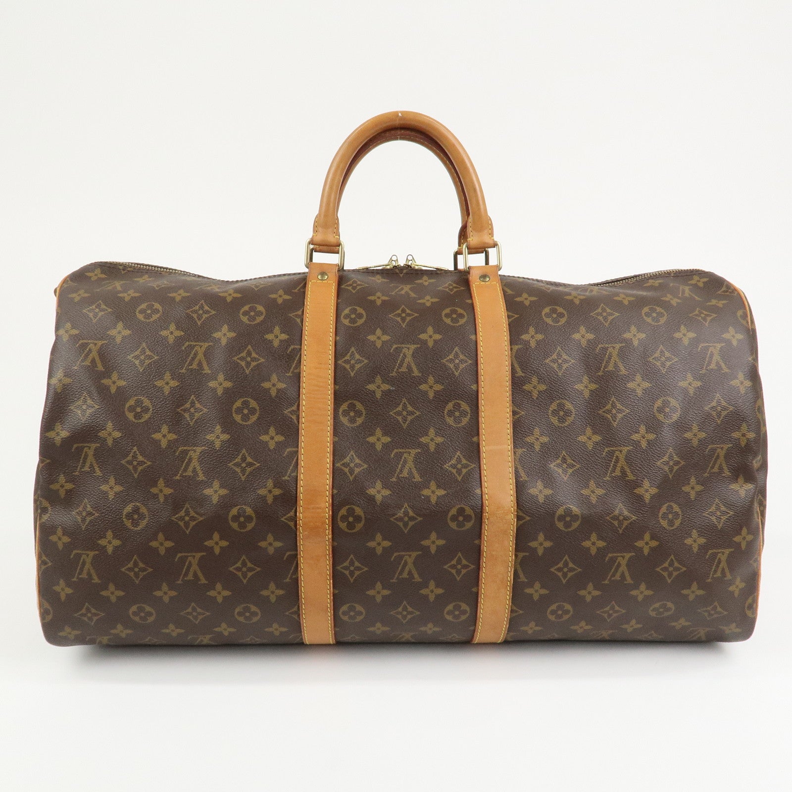 Louis Vuitton Monogram Keep All 55 Bandouliere Boston Bag M56714