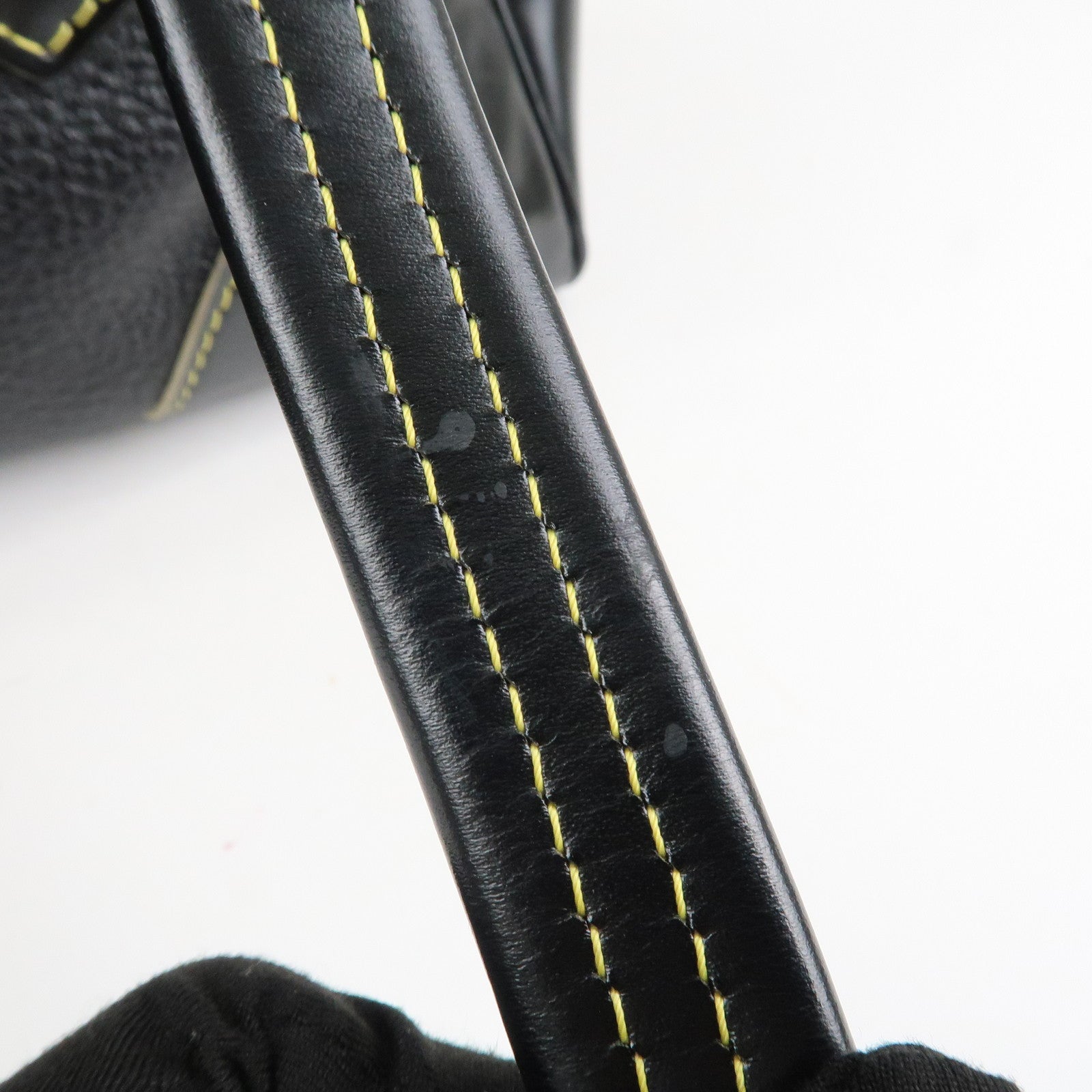 Louis Vuitton Suhali Rhapsody Leather Shoulder Bag Black M95847 Used