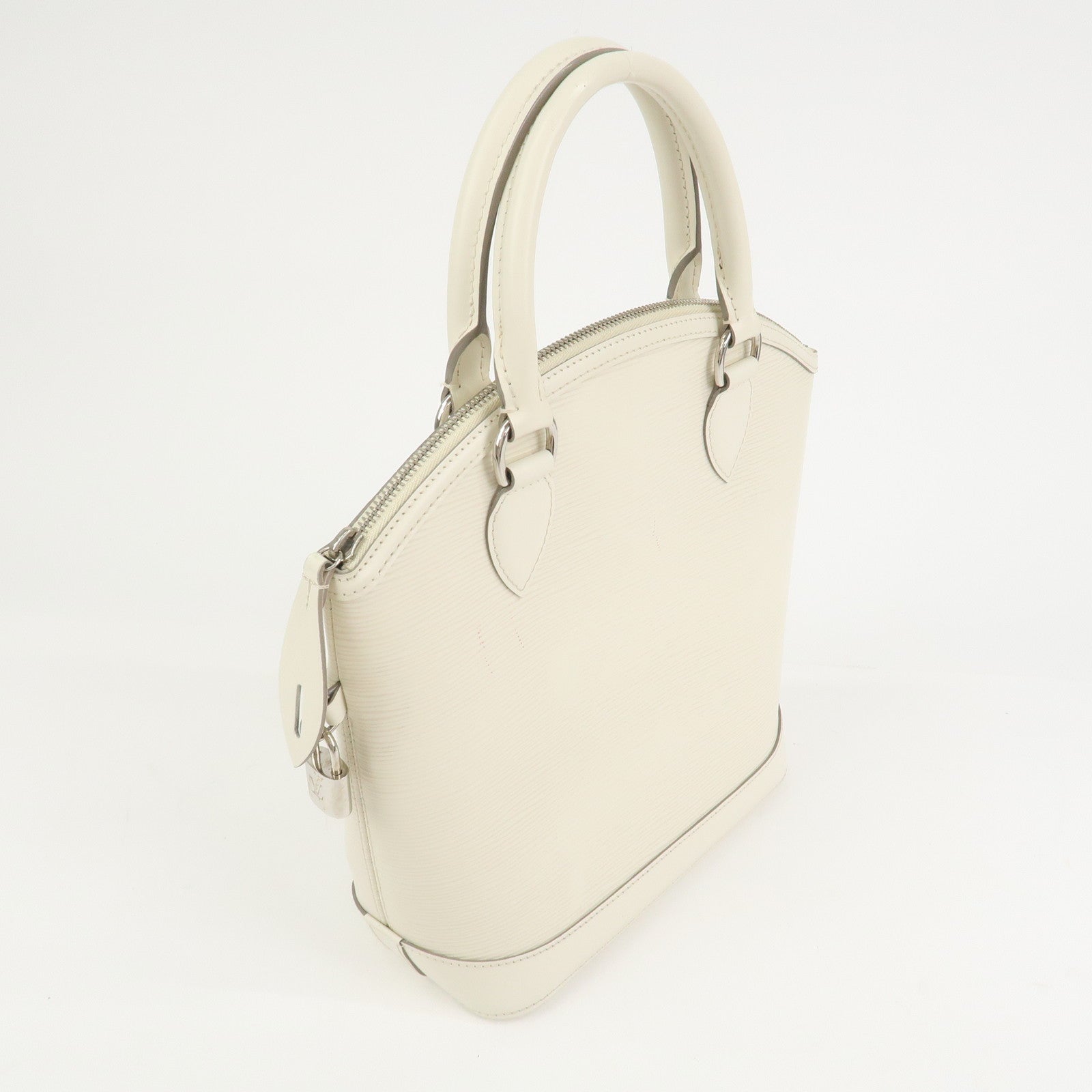 Louis Vuitton Epi Lockit Hand Bag Tote Bag Ivoire White M4229J