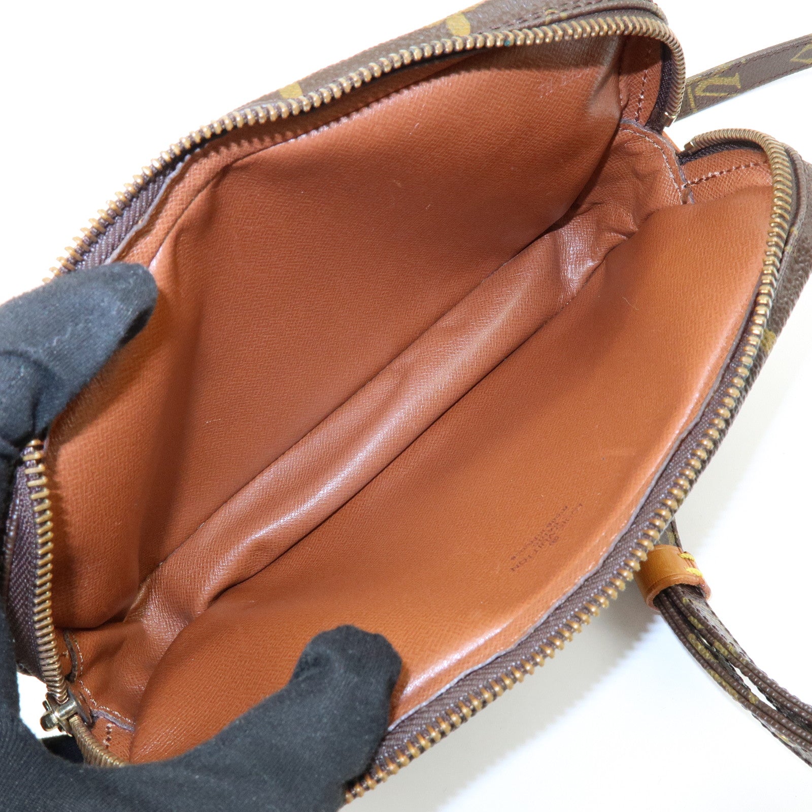 Louis Vuitton Monogram Pochette Marly Bandouliere Bag Brown M51828