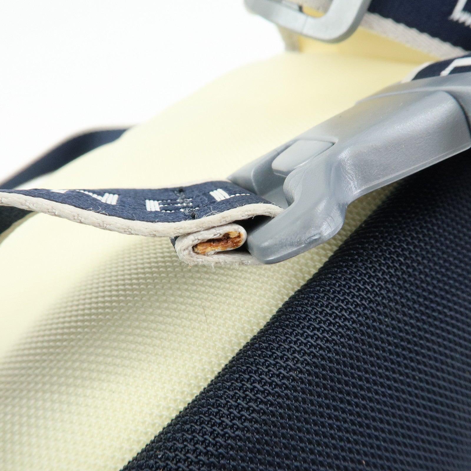 CHANEL Sportline Nylon 2Way Bag Hand Bag Navy Ivory A27892