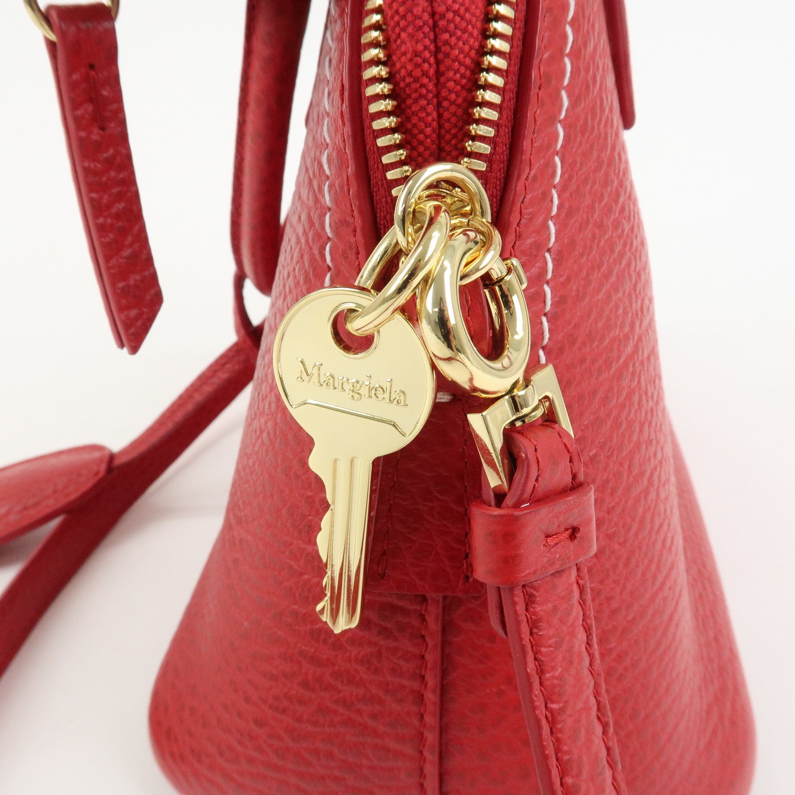 Maison Margiela 5AC Grained Calf Leather 2 Way Red S56WG0082