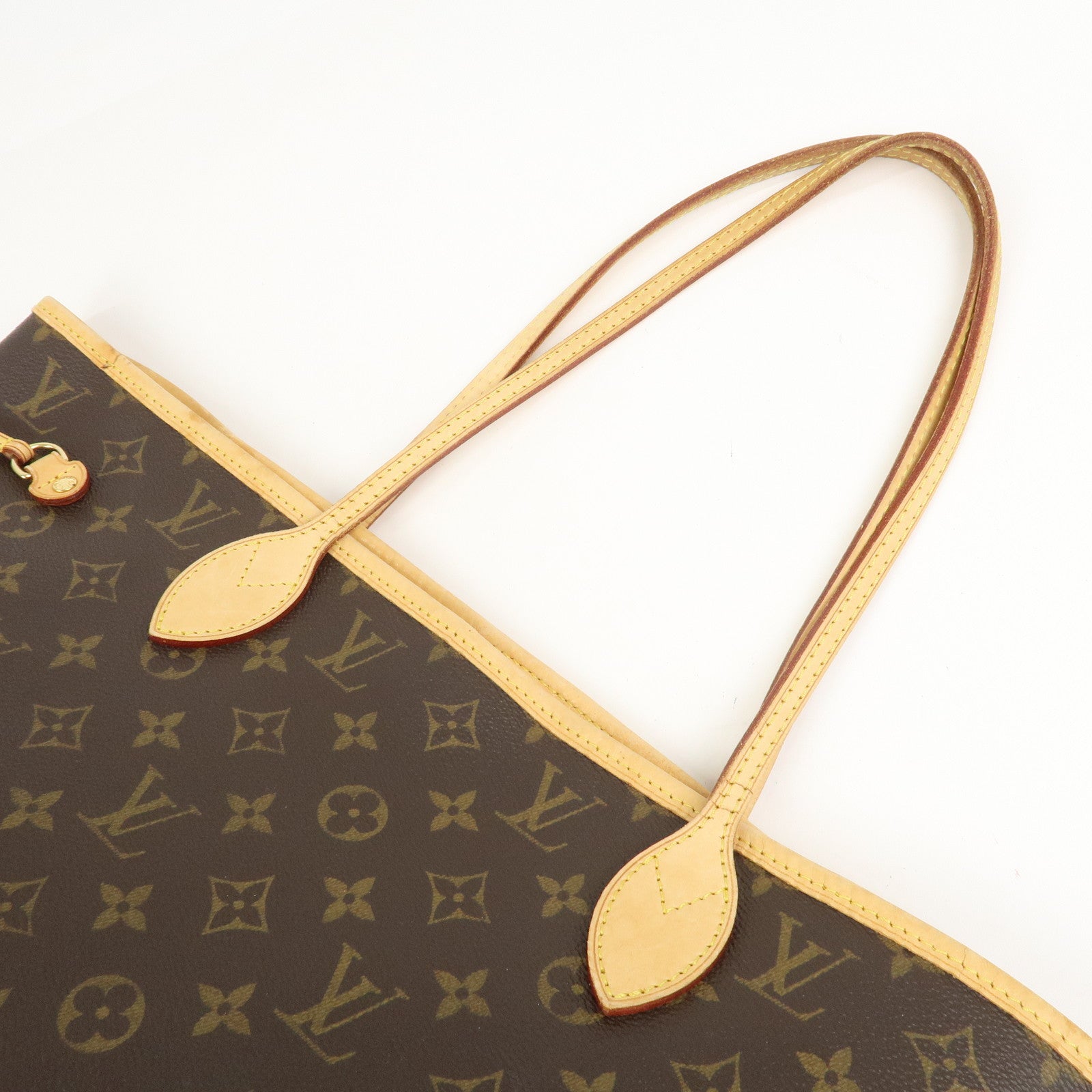 Louis Vuitton Monogram Neverfull MM Tote Bag Brown M40156
