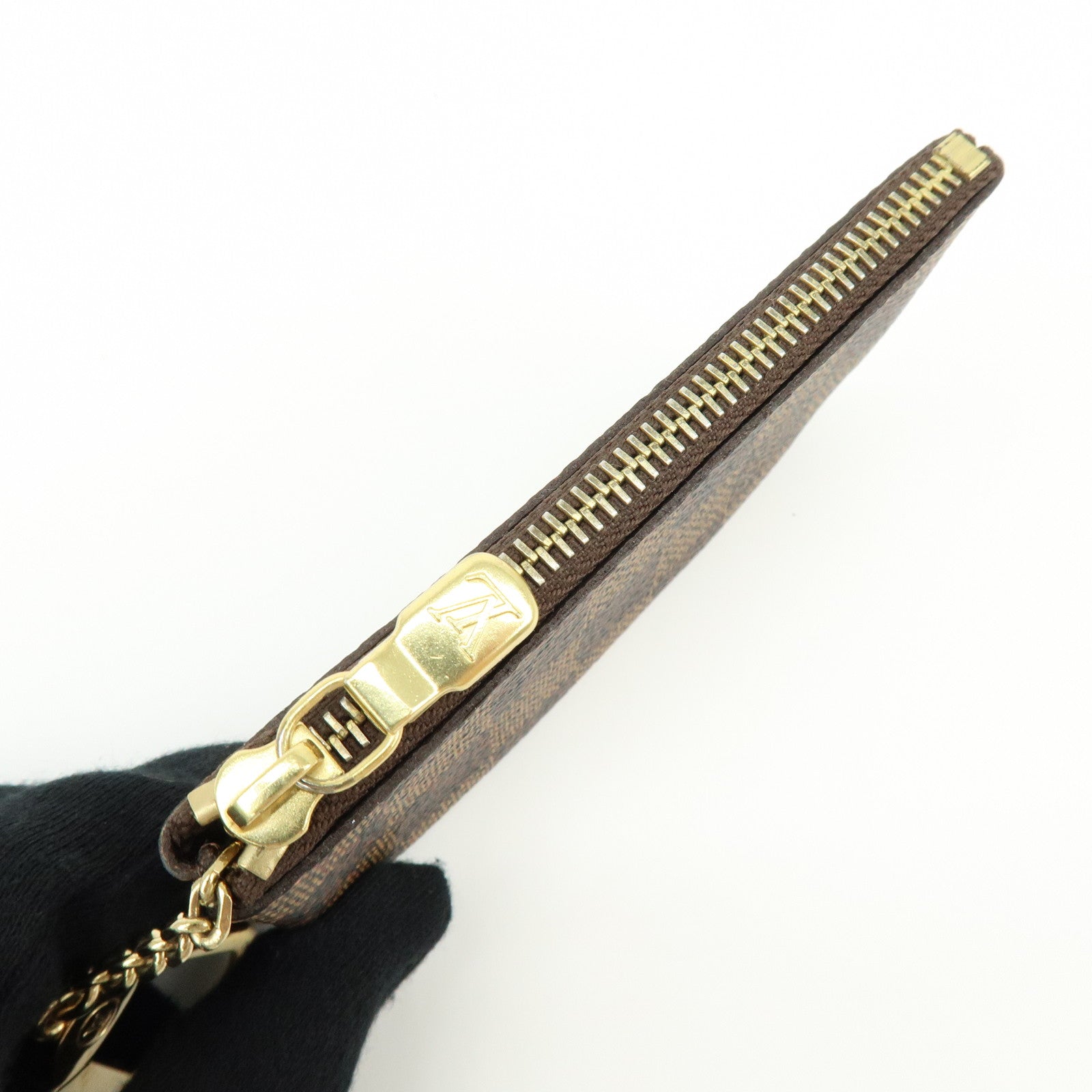 Louis Vuitton Damier Pochette Cles Coin Case Damier Ebene N62658