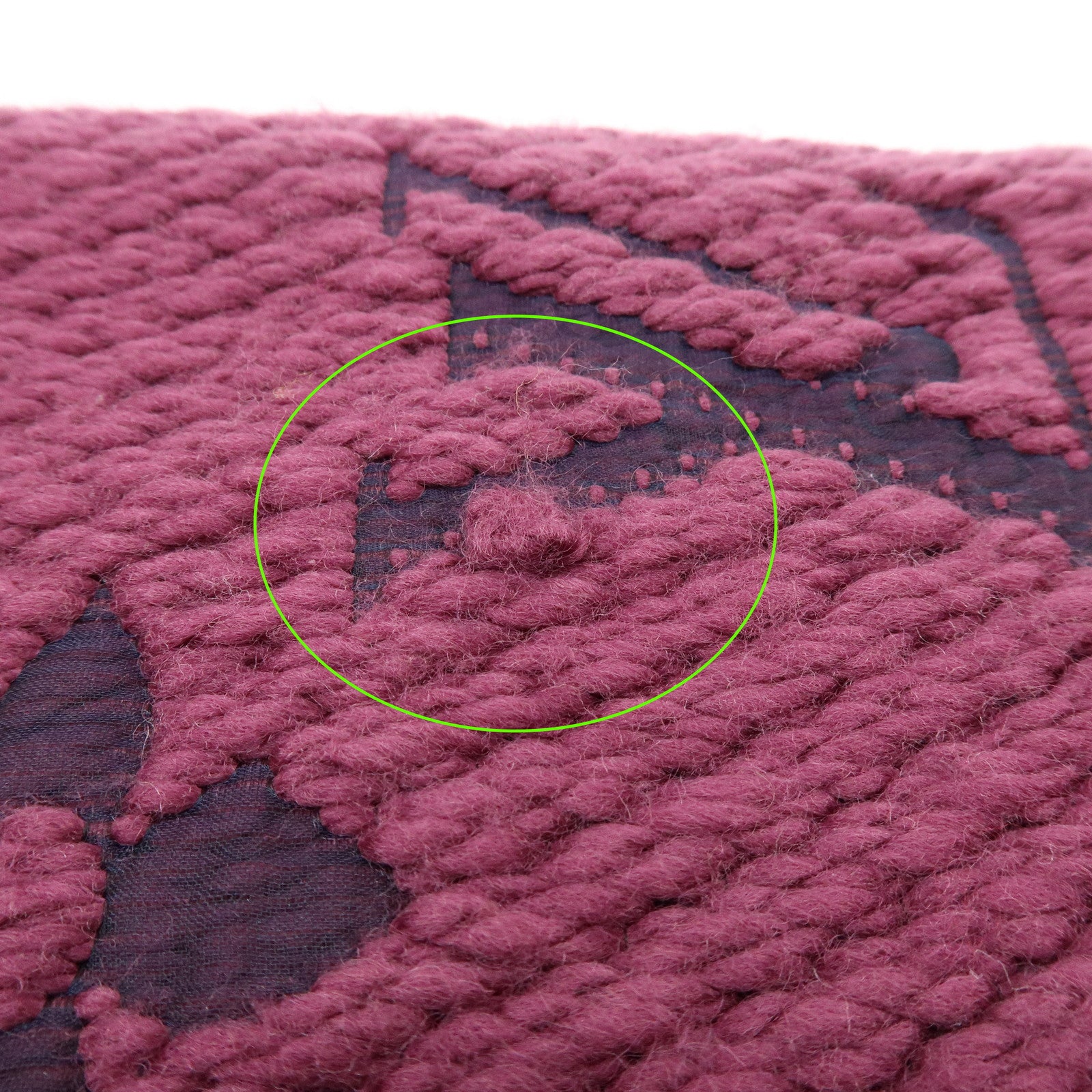 Louis Vuitton Echarpe Logomania Wool Silk Scarf Purple 413287