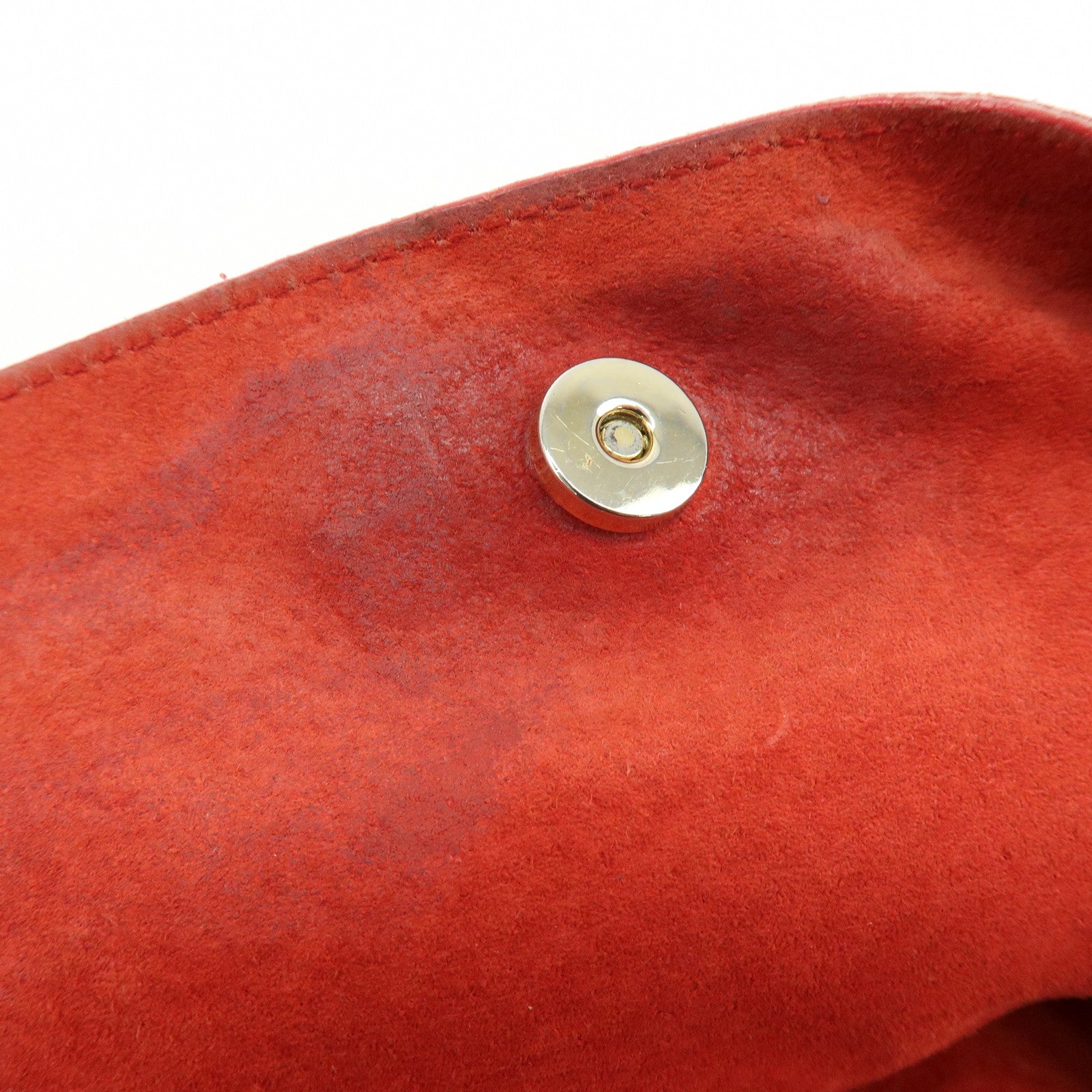 Saint Laurent Paris Roadie Leather Shoulder Bag Red 228840