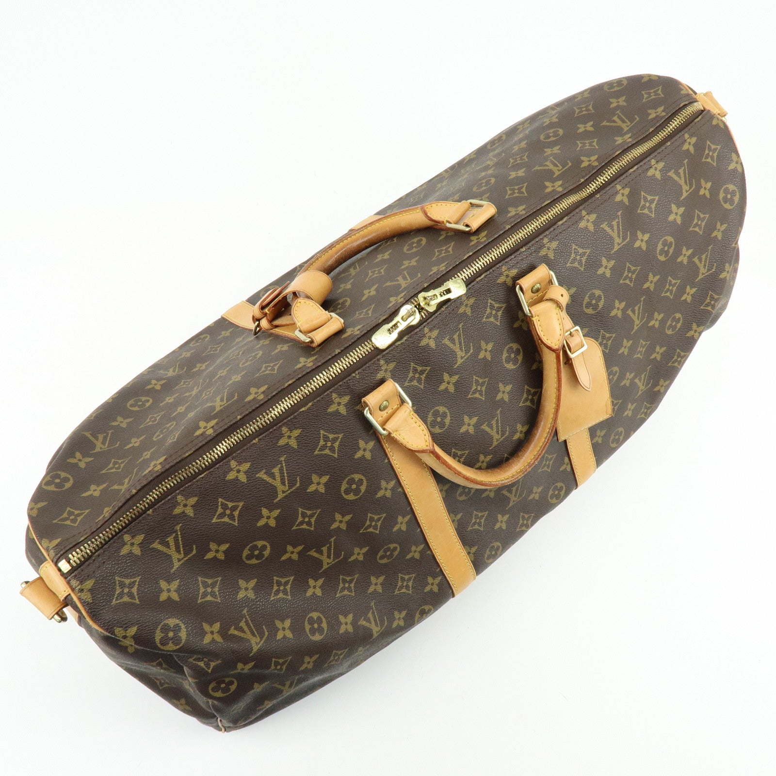 Louis Vuitton Monogram Keep All Bandouliere 60 Boston Bag M41412