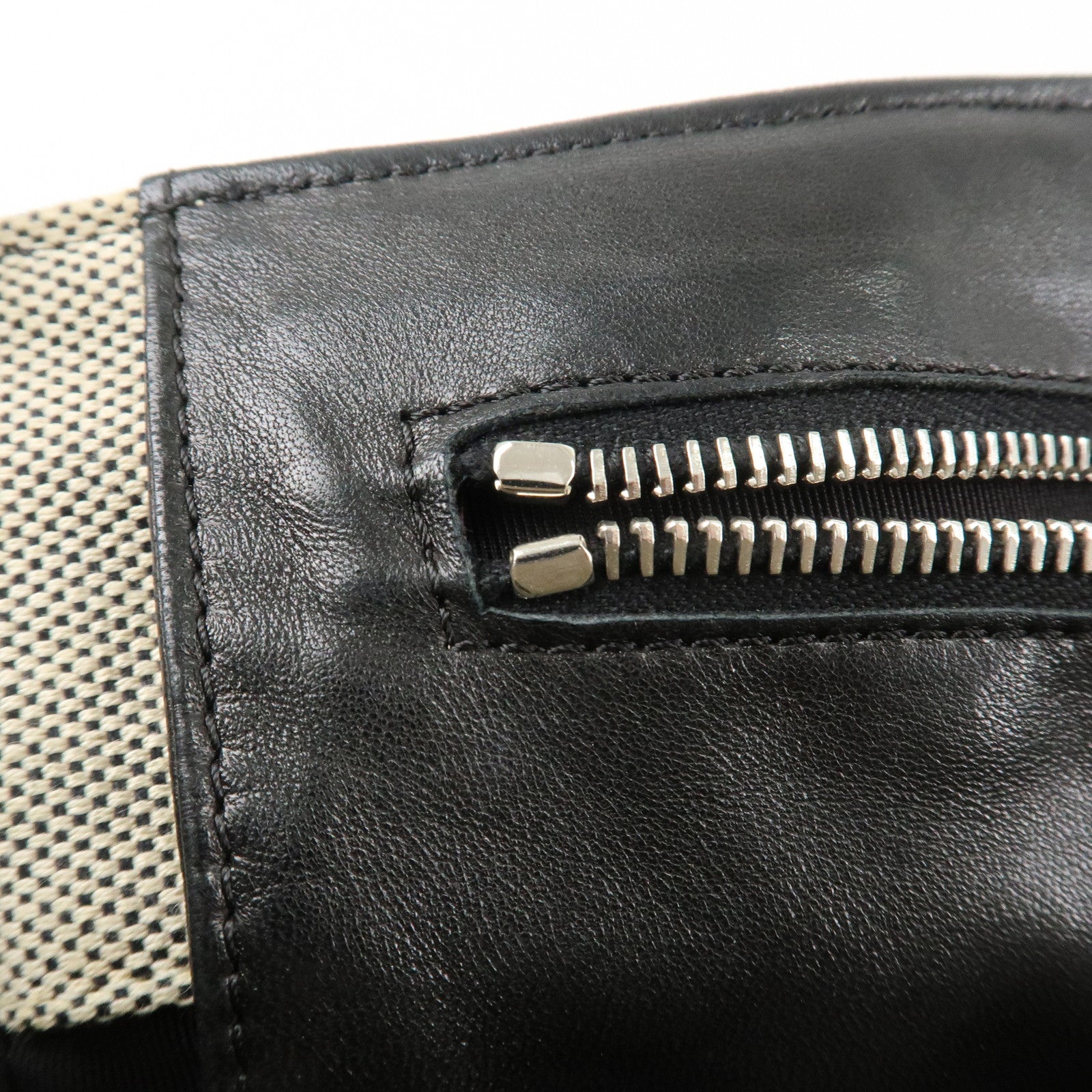 CHANEL Camelia No.5 Chocolate Bar Chain Shoulder Bag A31573 Used